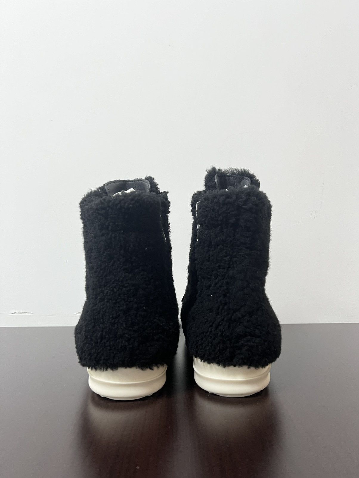Rick Owens Rick owens mainline shearling ramones high top sneakers Size US 7 / IT 37 - 7 Thumbnail