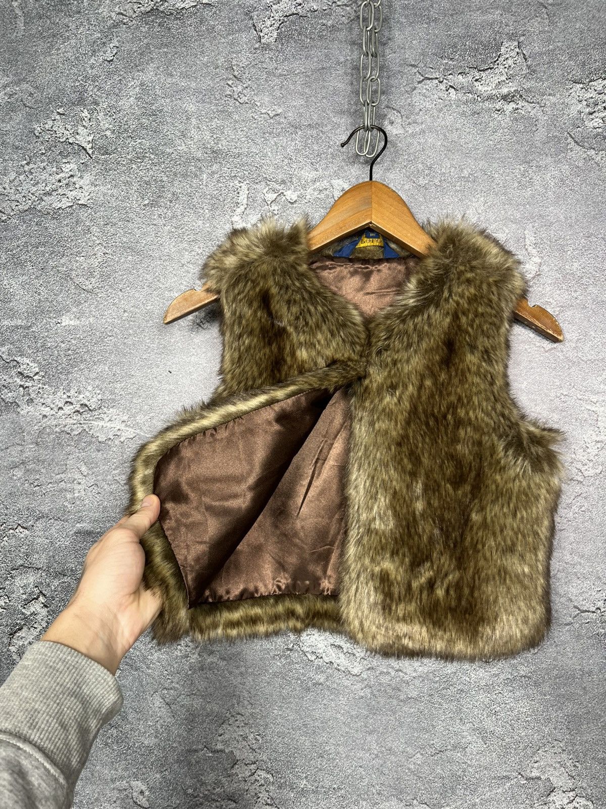 Polo Ralph Lauren Rare Ralph Lauren Y2K Hype Cropped Fur Vest Size Xs Size XS / US 0-2 / IT 36-38 - 5 Thumbnail