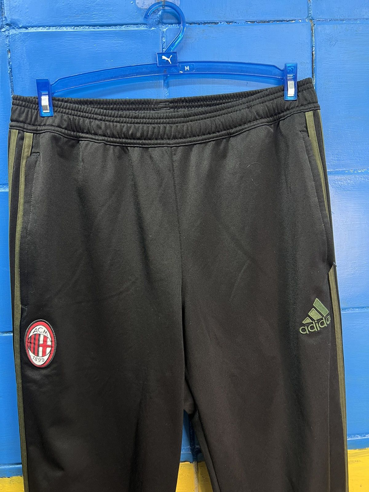 Adidas × Vintage ADIDAS AC MILAN 2016 ROSSONERI PANTS SOCCER Size US 32 / EU 48 - 4 Thumbnail