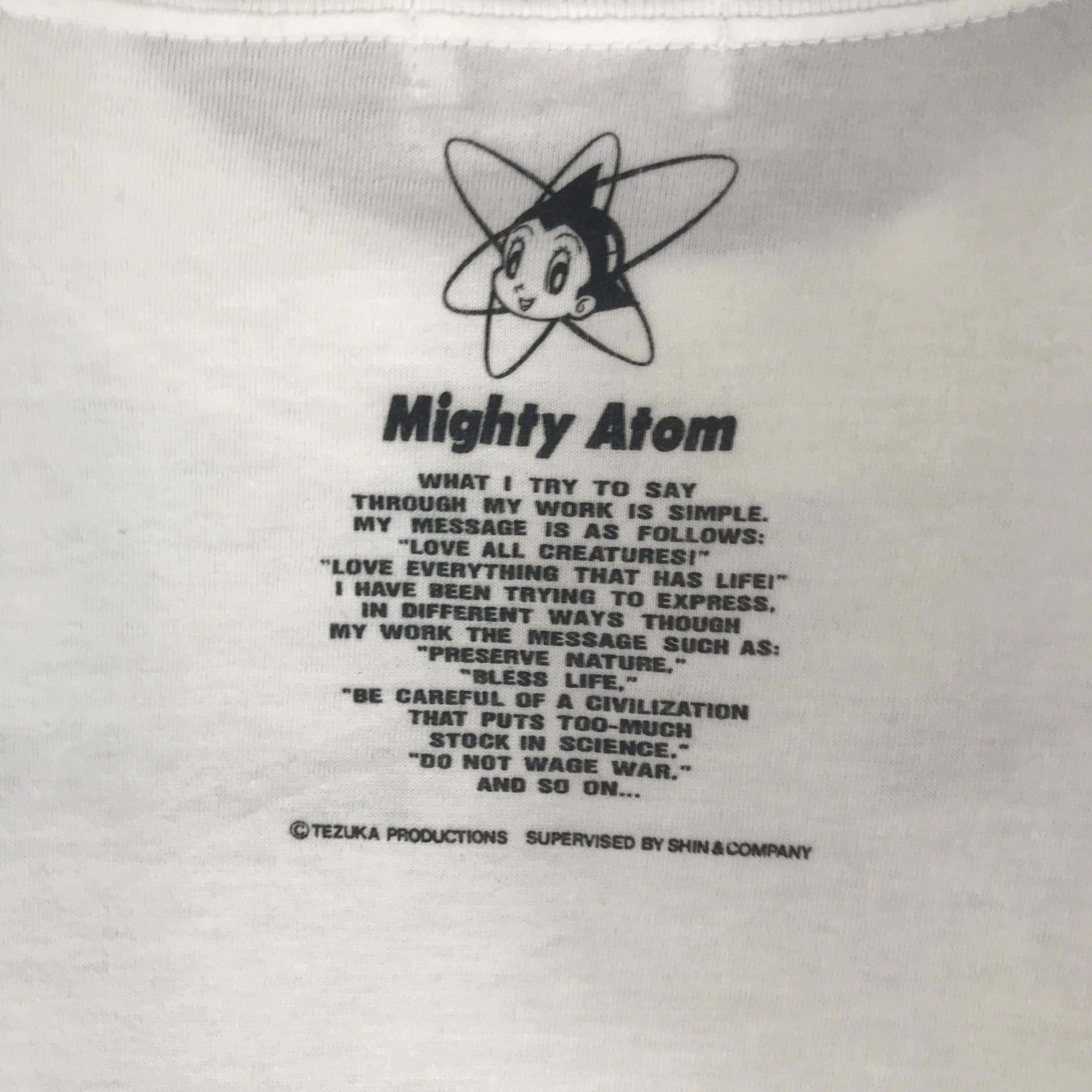 Japanese Brand Vtg Astro Boy Mighty Atom Cartoon movie Japan T-Shirt K44B62 Size US S / EU 44-46 / 1 - 5 Thumbnail