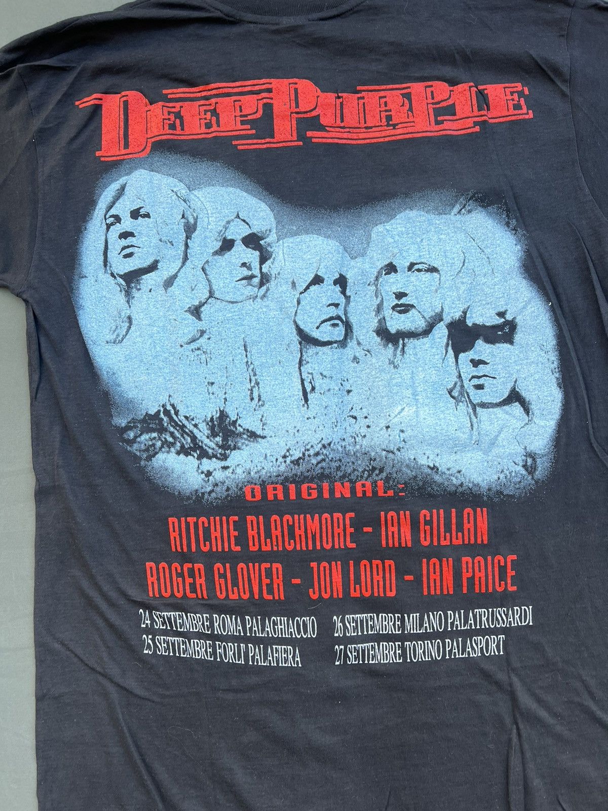 Vintage Vintage Deep Purple 1993 Italy tour single stitch t shirt Size US XXL / EU 58 / 5 - 4 Thumbnail