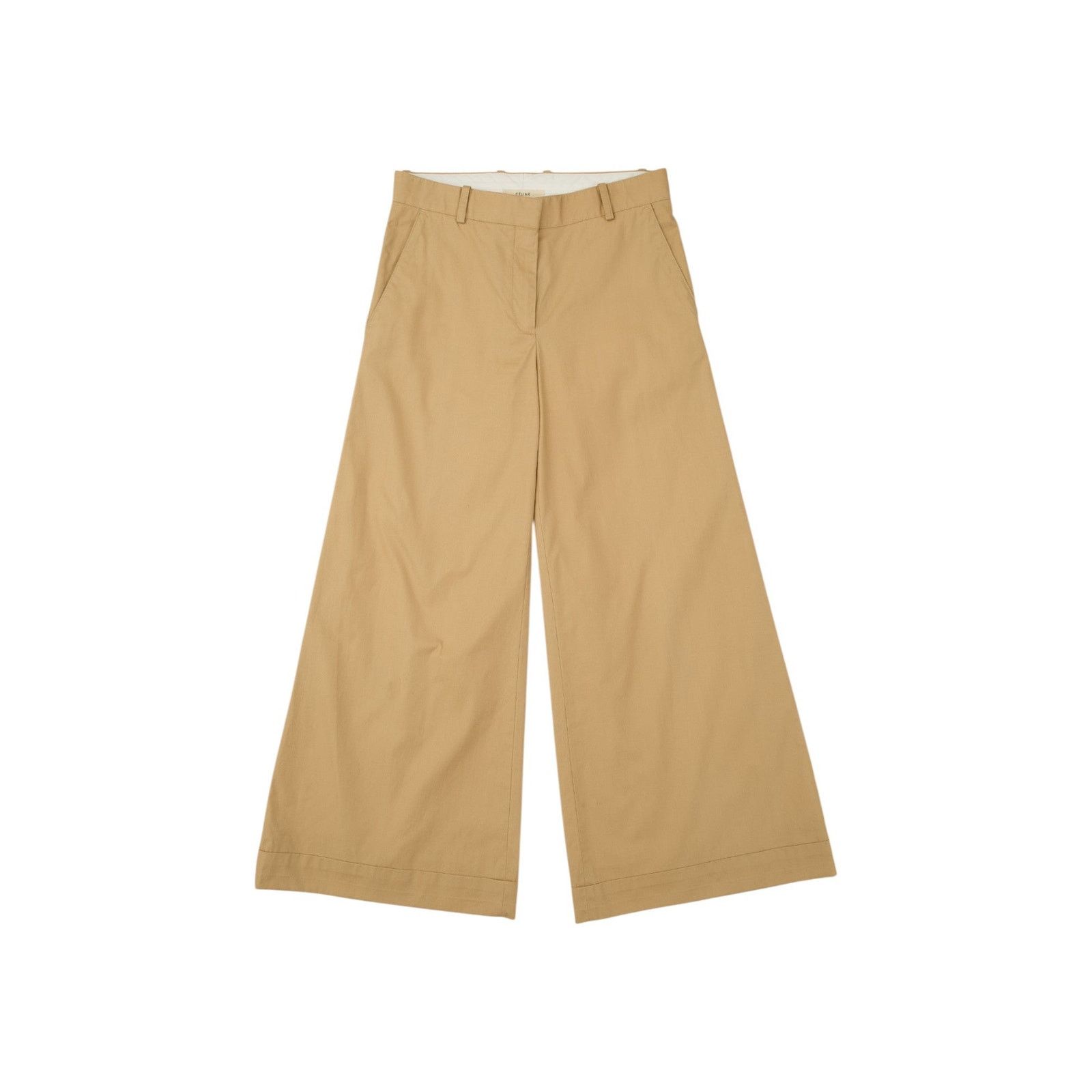 Celine by Phoebe Philo Beige Bootcut Trousers Size 25" / US 0 / IT 36 - 1 Thumbnail