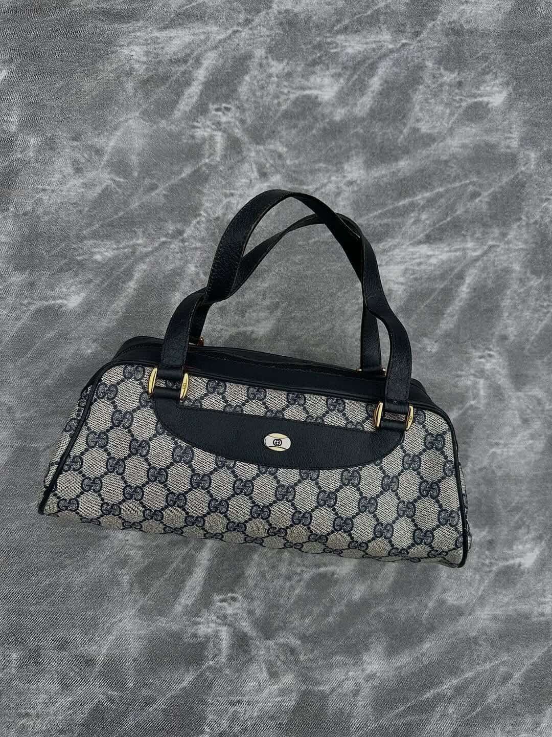 Gucci Vintage Gg supreme ophidia tubular satchel bag Size ONE SIZE - 2 Thumbnail