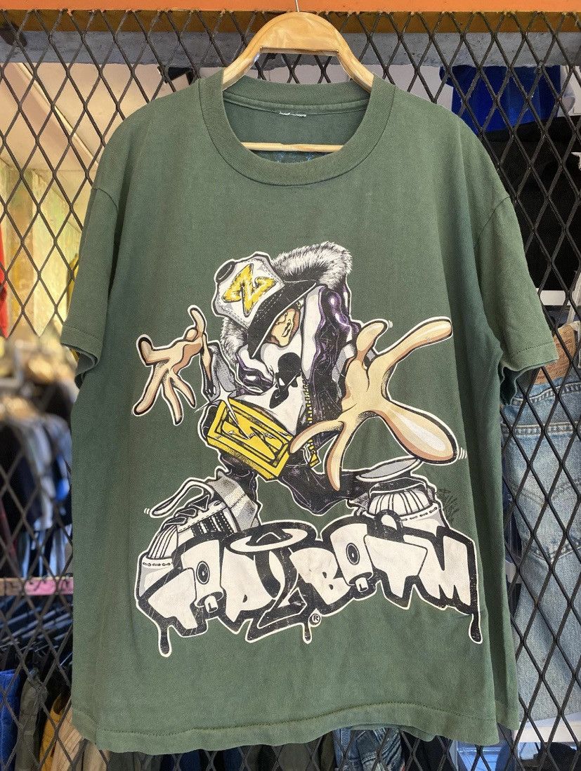 Vintage Vtg 90s Top2bot'm Snorkill T shirt By Zodak / Pop Art Size US L / EU 52-54 / 3 - 1 Thumbnail