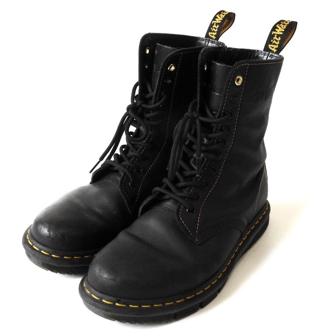 Dr. Martens × Yohji Yamamoto YOHJI YAMAMOTO X DR.MARTENS BLACK TEMPARY TARIAN  BOOTS | Grailed