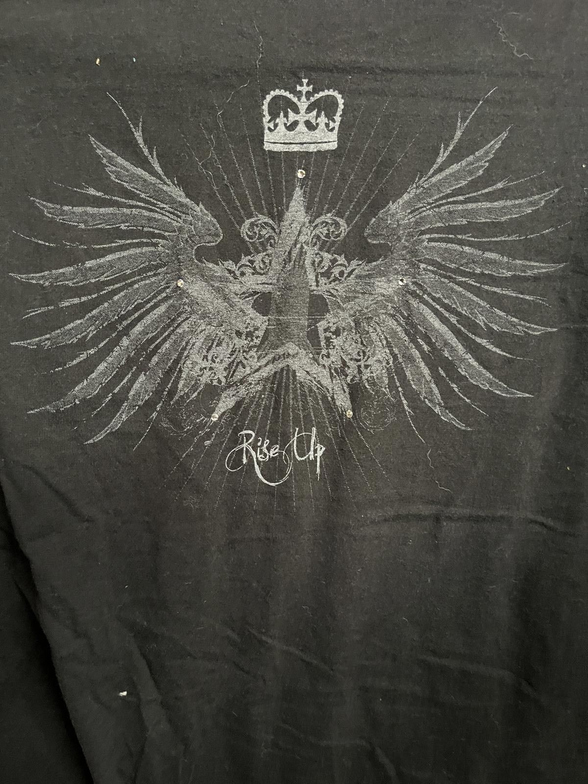 Hanes Faded Y2K Christian T-shirt Designed for Life Rise Up XXL Size US XXL / EU 58 / 5 - 1 Thumbnail