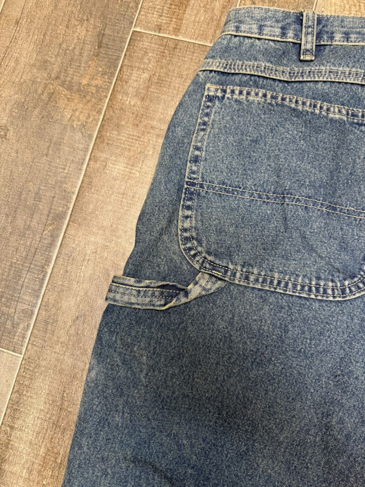 Dickies Dark Blue Carpenter Denim Dickies Jeans Baggy Fit Size US 33 - 6 Thumbnail