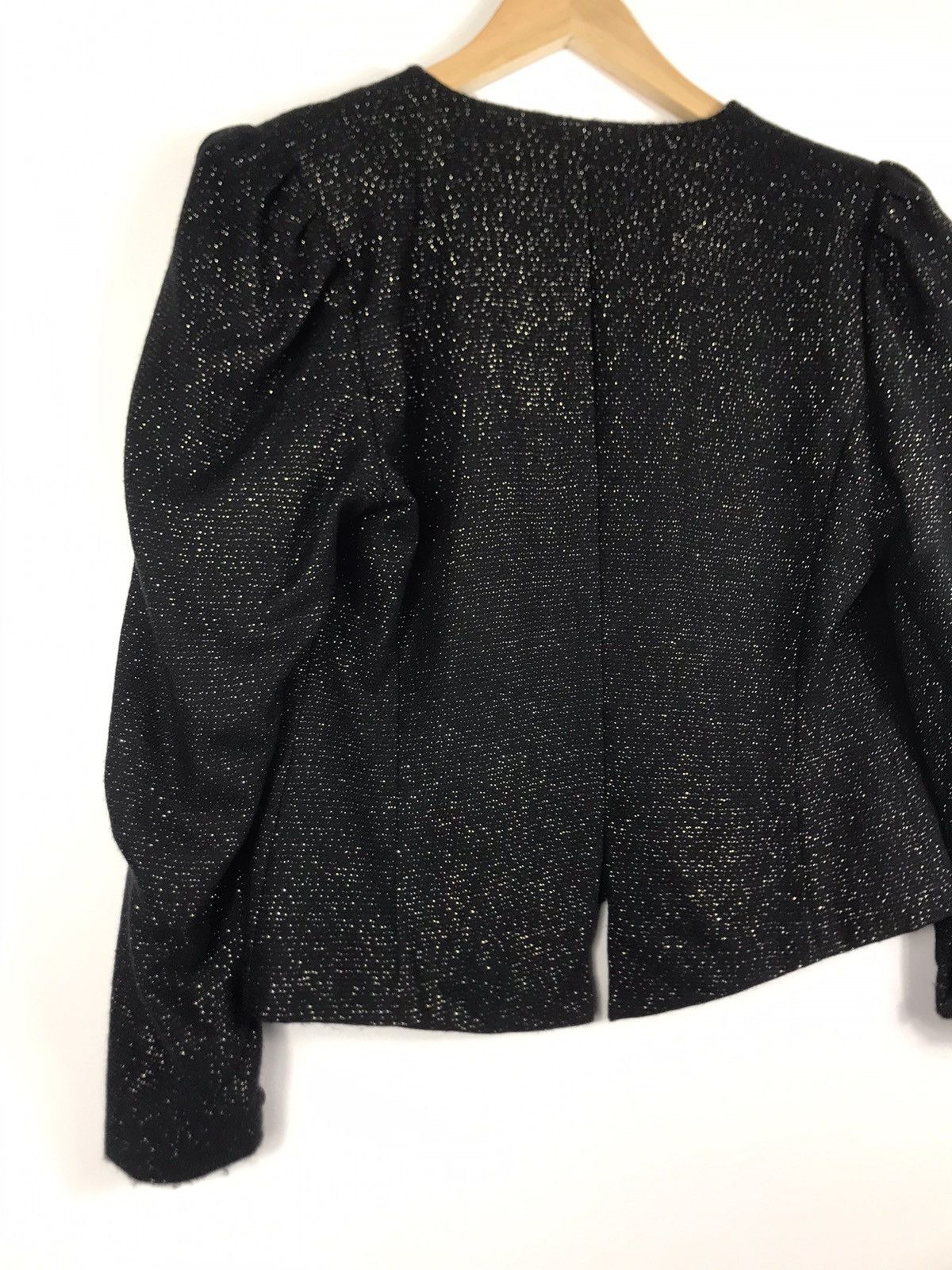 Vintage 🔥Nice Design Lanificio Ferrarin Italy Cropped Coat Jacket Size S / US 4 / IT 40 - 11 Thumbnail