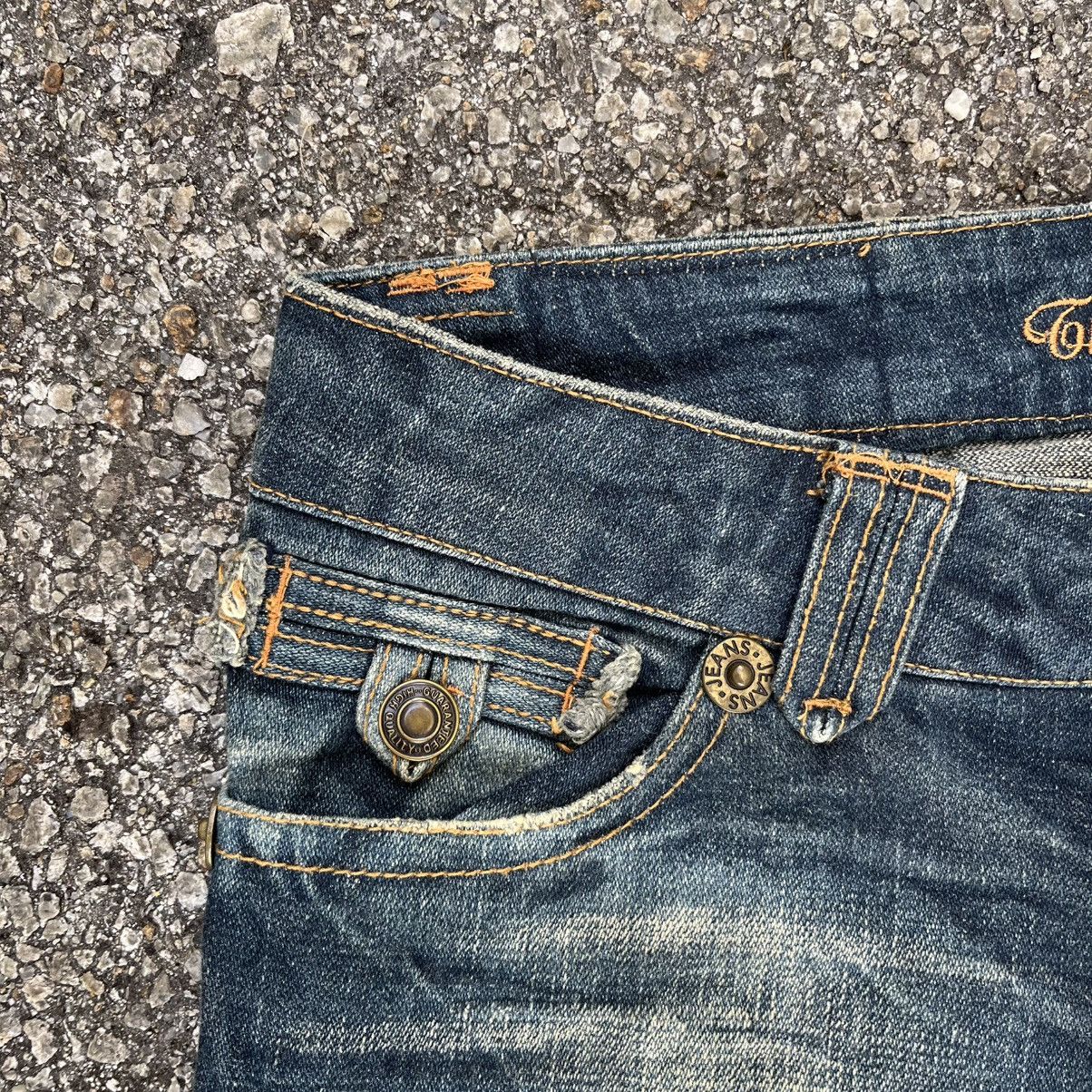 Japanese Brand SUPER FLARE JEANS JAPANESE DENIM BOOT CUT PANT Size 27" / US 4 / IT 40 - 6 Thumbnail