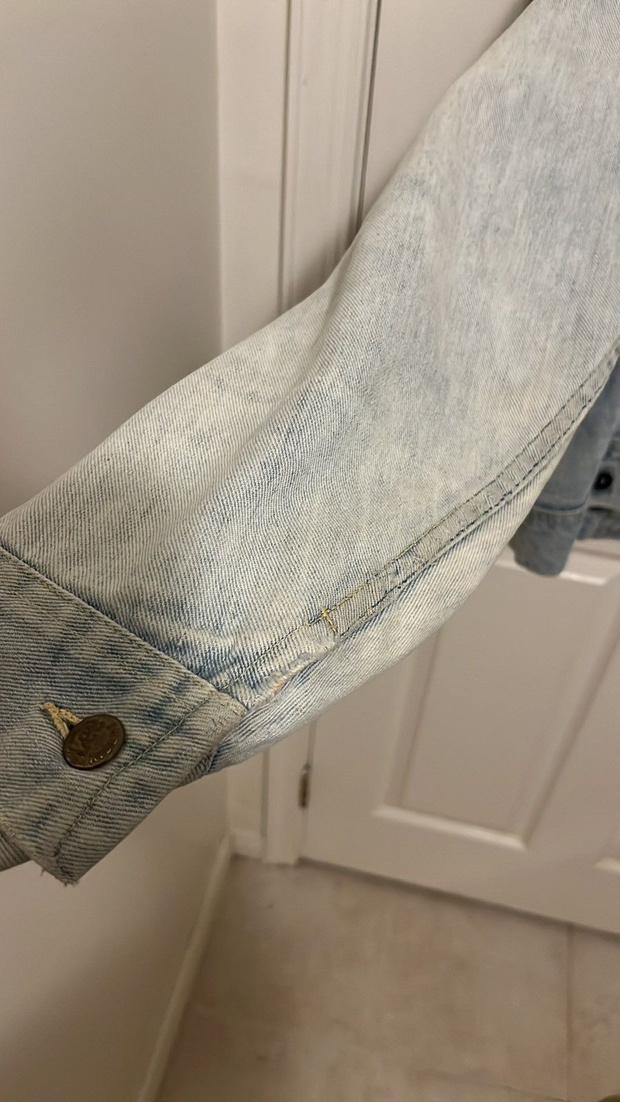 Lee Vintage Lee Sanforized 101-J Union Made Jean Jacket Sz 40L Size US XS / EU 42 / 0 - 7 Thumbnail