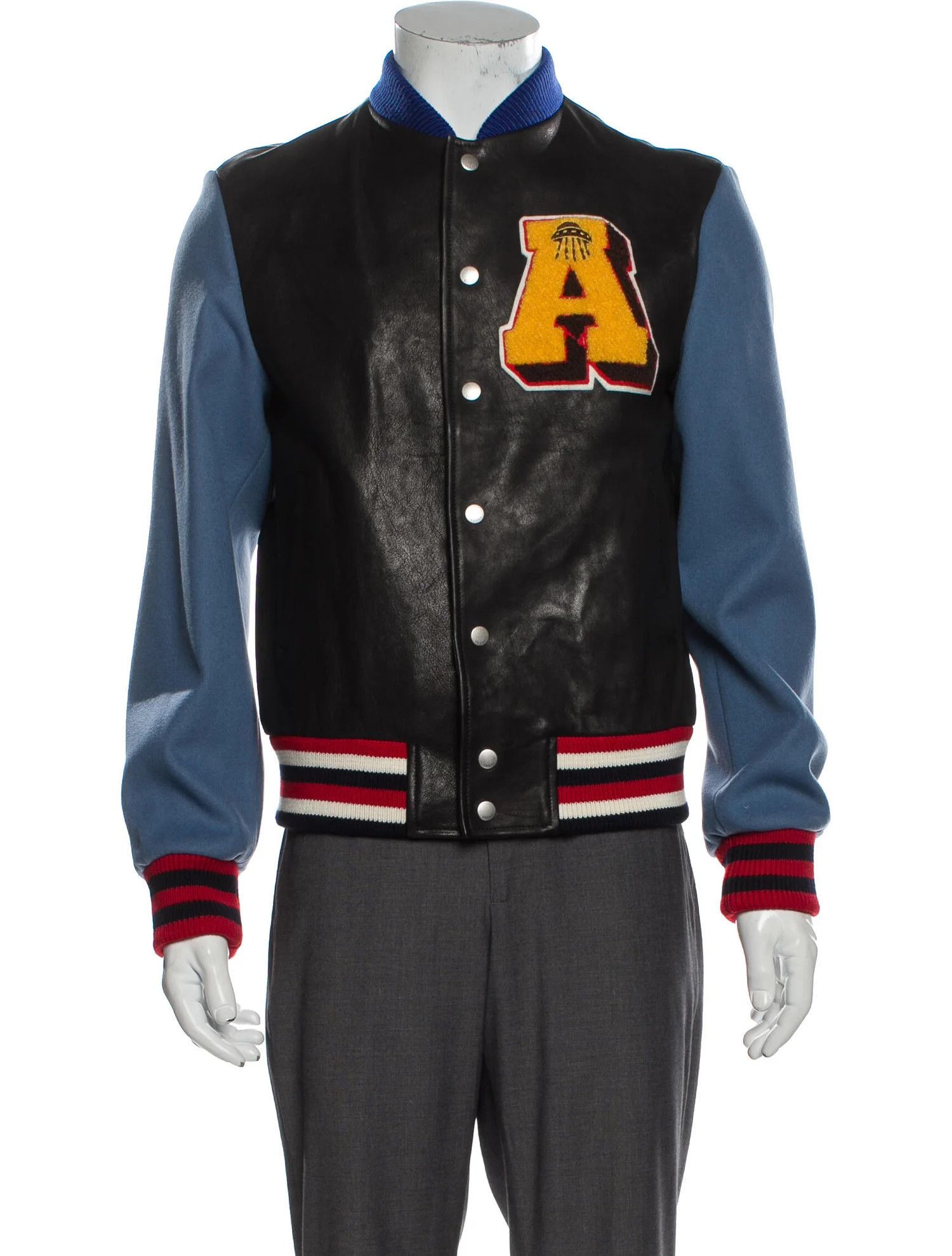 Gucci Gucci "Blind For Love" Varsity Jacket Size US S / EU 44-46 / 1 - 1 Thumbnail