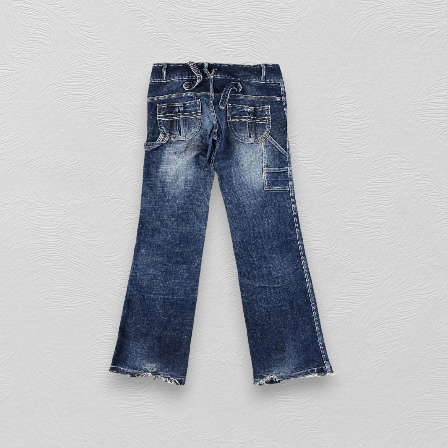 Japanese Brand Japanese Brand OWW Jeans Carpenter Flare Denim KJ1577 Size 32" / US 10 / IT 46 - 2 Thumbnail