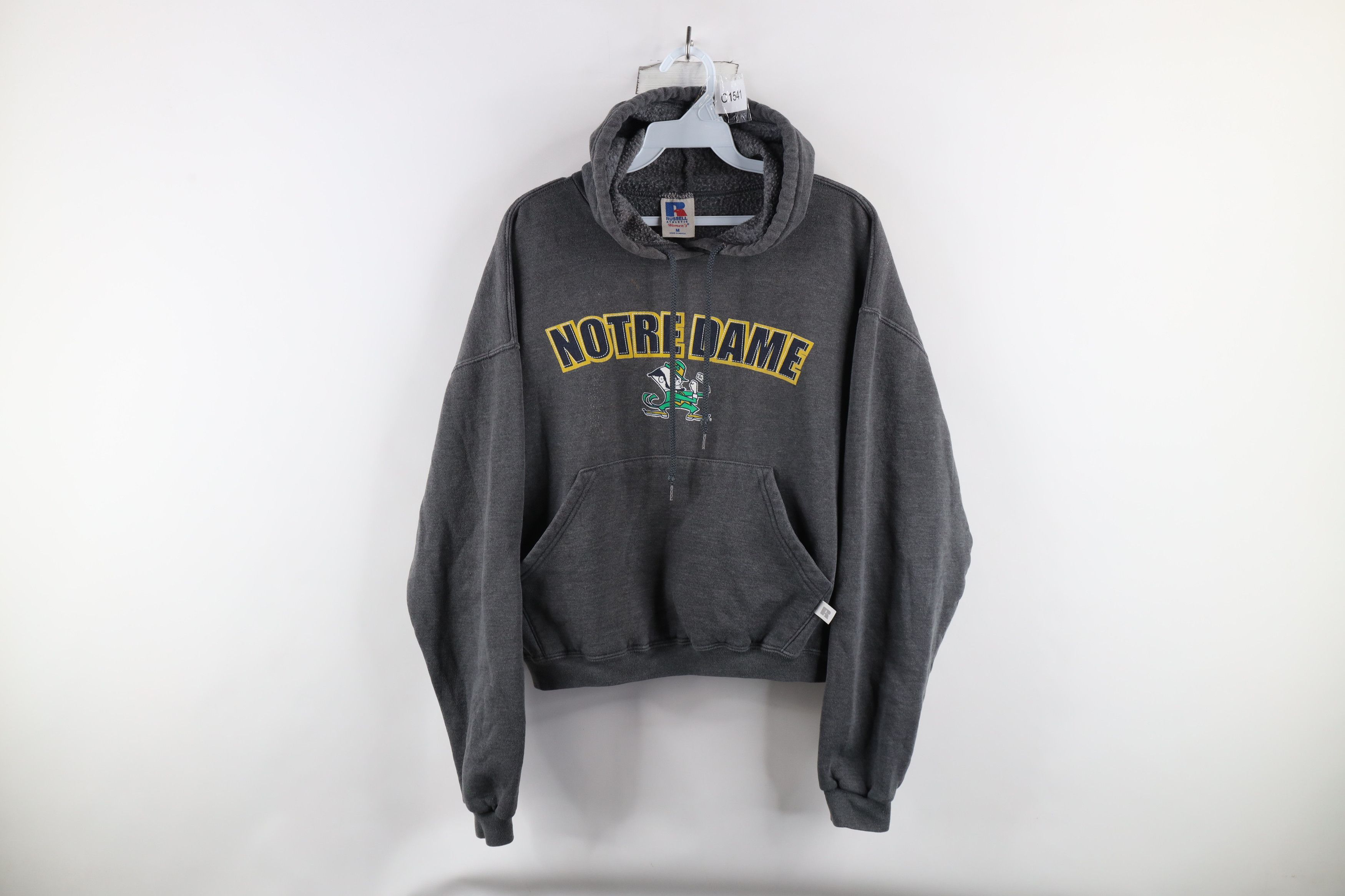 Russell Athletic × Vintage Vintage 90s Russell Athletic Notre Dame University Hoodie Size M / US 6-8 / IT 42-44 - 1 Thumbnail