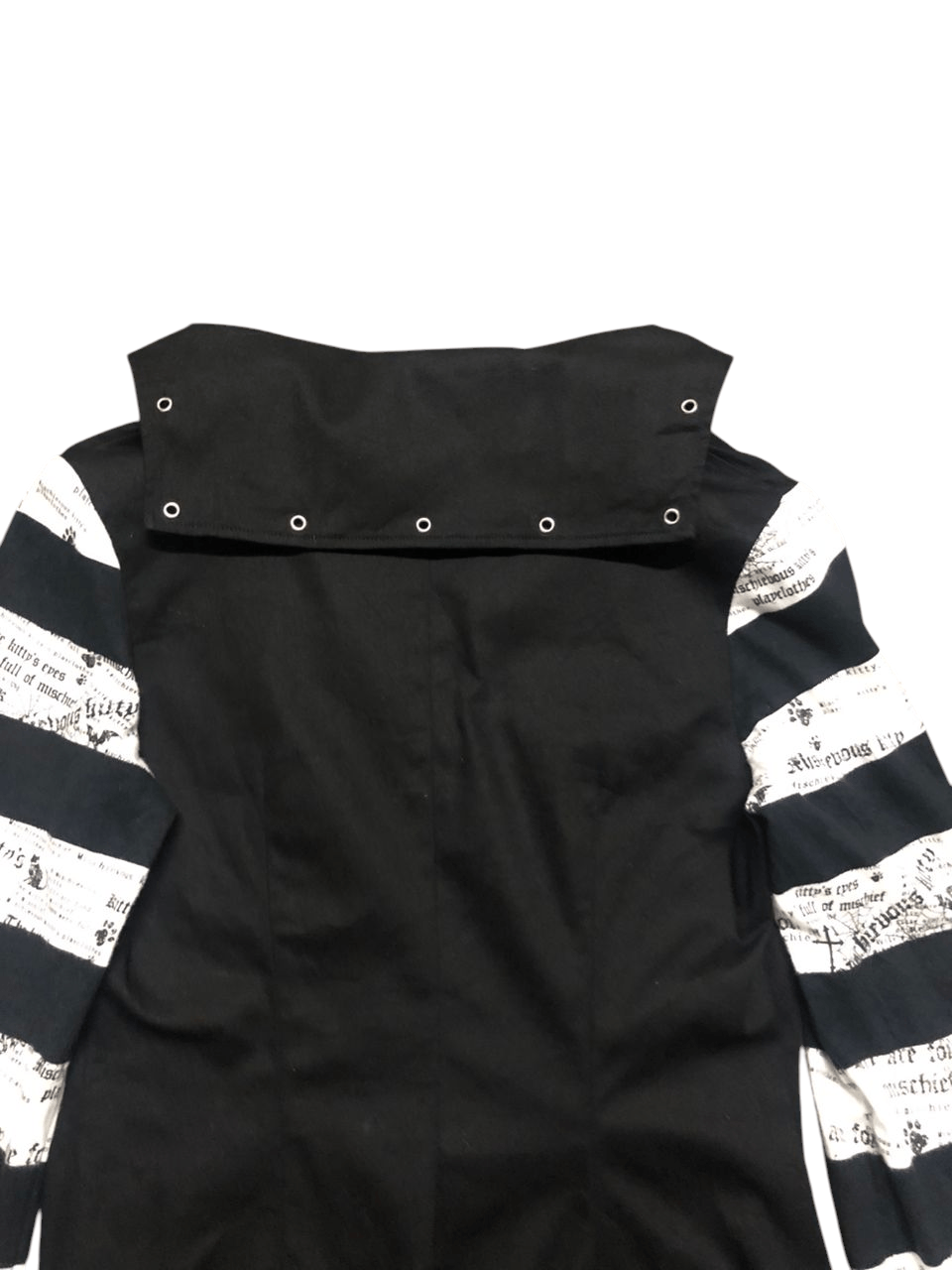 If Six Was Nine Body Line Japan Stripes Black With Cross Punk Jacket Size US S / EU 44-46 / 1 - 8 Thumbnail