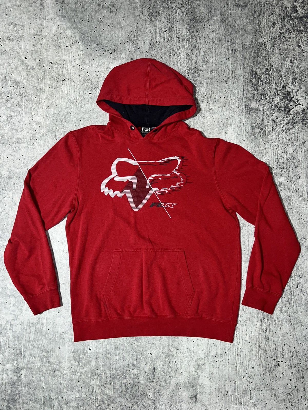 Vintage Vintage Y2K Fox Racing Hoodie Size US L / EU 52-54 / 3 - 1 Thumbnail