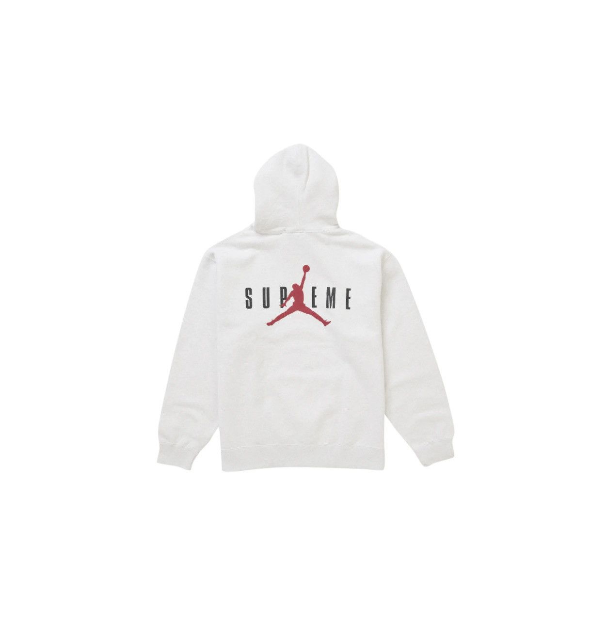 Jordan Brand × Nike × Supreme Supreme Jordan Hooded Sweatshirt Ash Grey Size: M Size US M / EU 48-50 / 2 - 2 Thumbnail