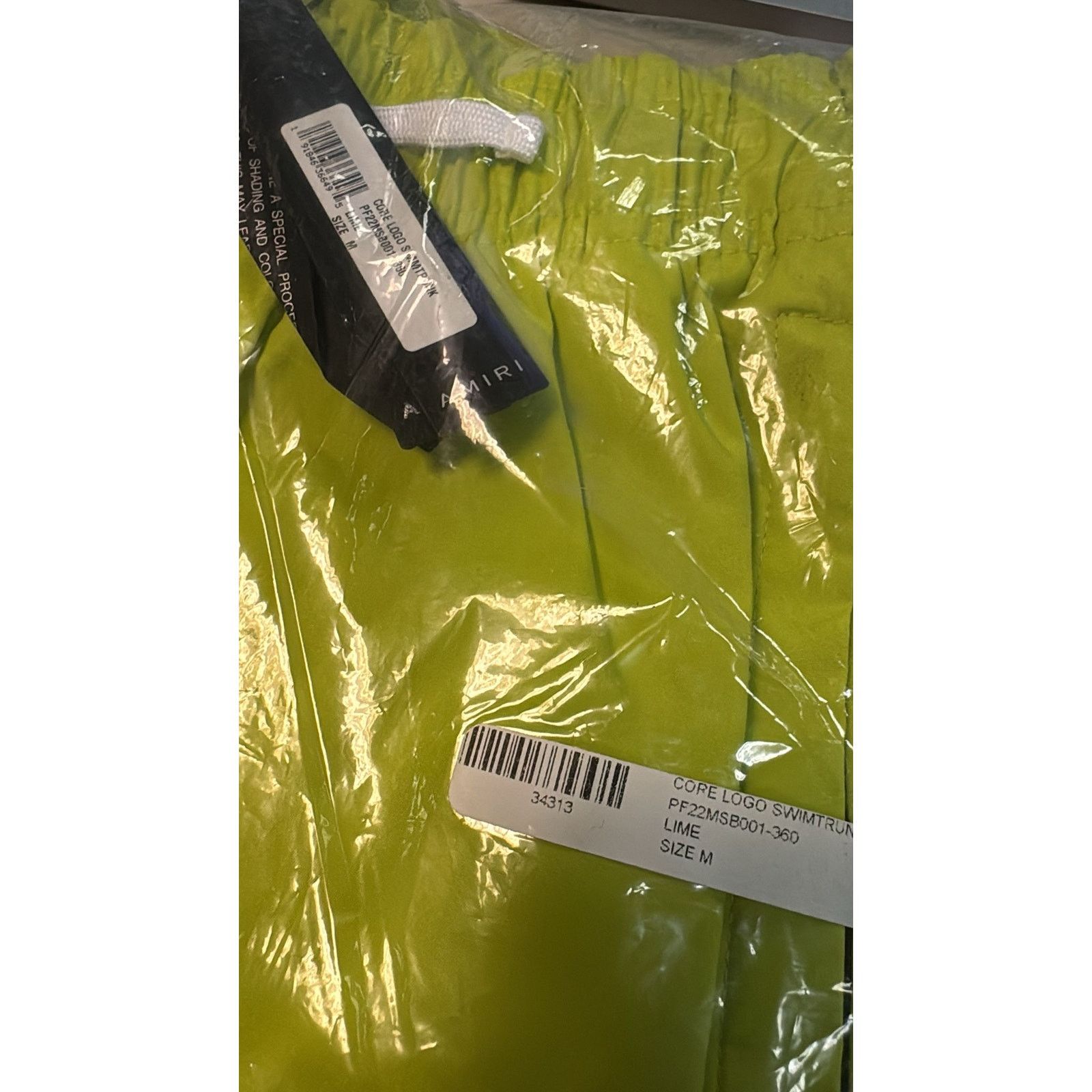 Amiri o1rshd1 Core Logo Swim Trunk Shorts in Lime Size US 32 / EU 48 - 10 Thumbnail