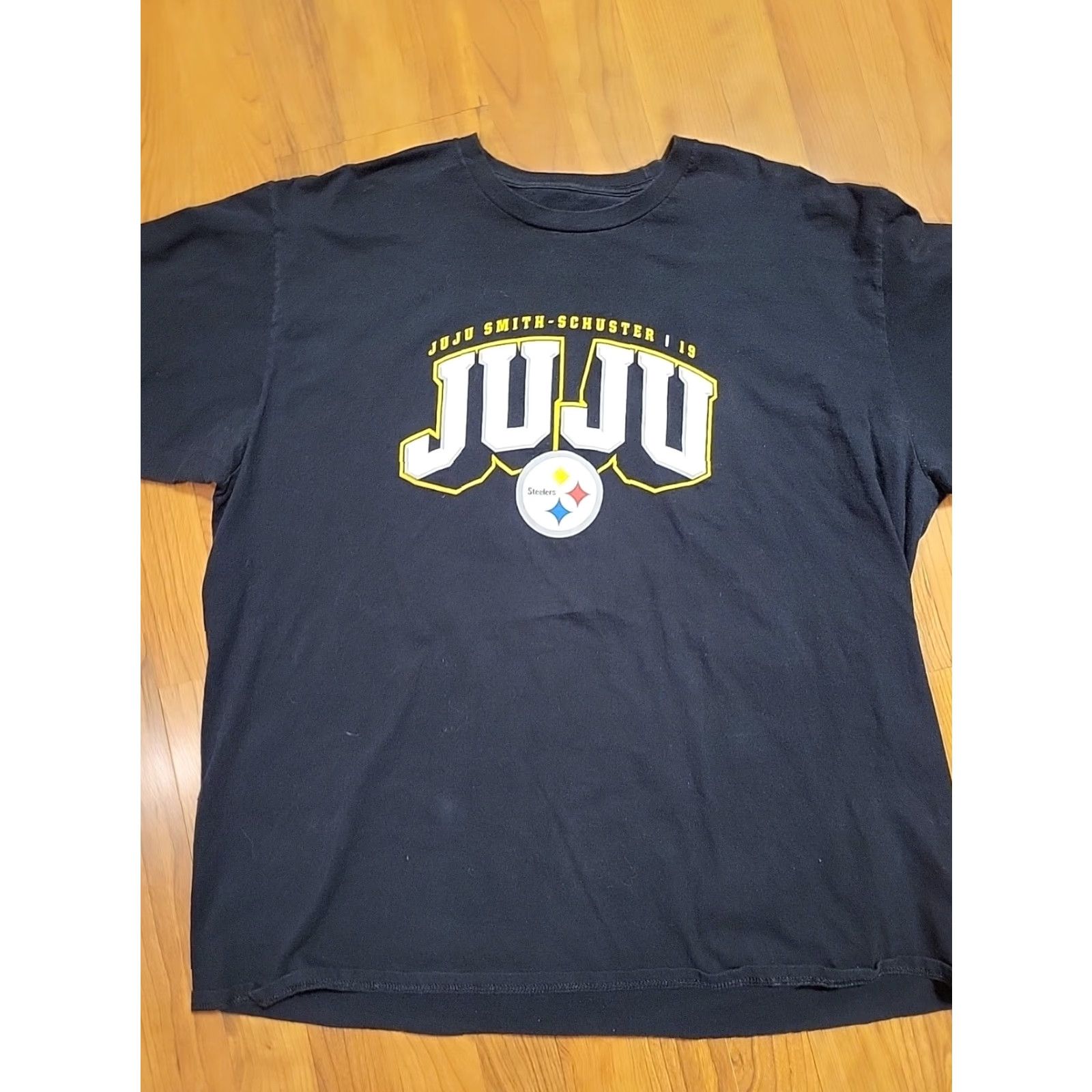 Vintage VINTAGE Ju Ju Schuster Steelers XXl Blk Short Sleeve Tshirt Fanatics Size US XXL / EU 58 / 5 - 2 Thumbnail