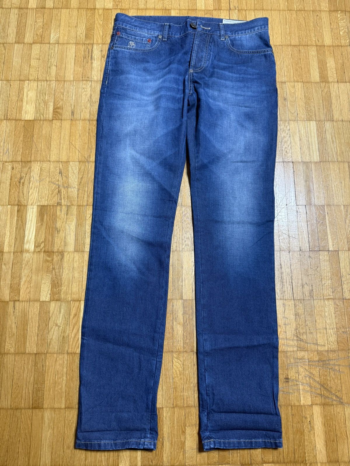 Brunello Cucinelli Luxury Brunello Cucinelli Blue Denim Jeans Size 48 / 32 Size US 32 / EU 48 - 1 Thumbnail