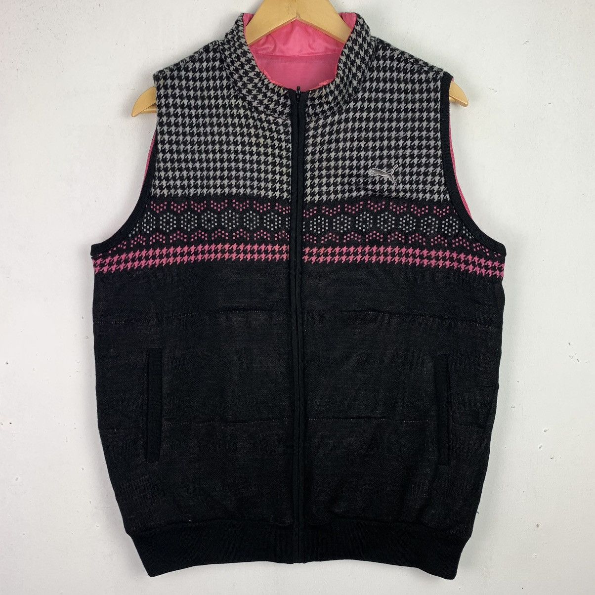 Japanese Brand × Puma × Vintage Vintage Puma Reversible Vest Size US L / EU 52-54 / 3 - 1 Thumbnail