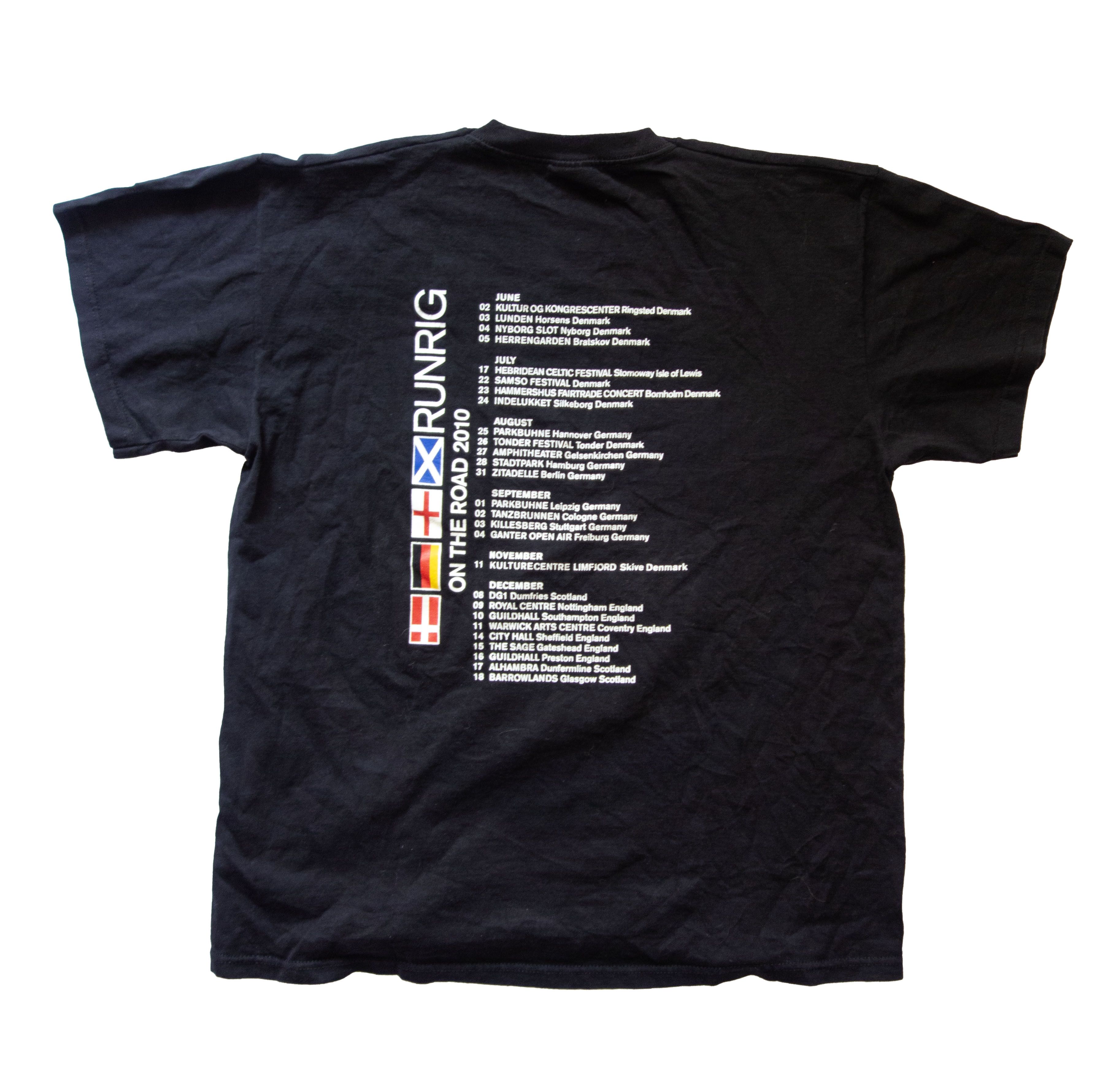Band Tees Rare Vintage Runrig "On the Road" 2010 World Tour t-shir Size US XL / EU 56 / 4 - 5 Thumbnail
