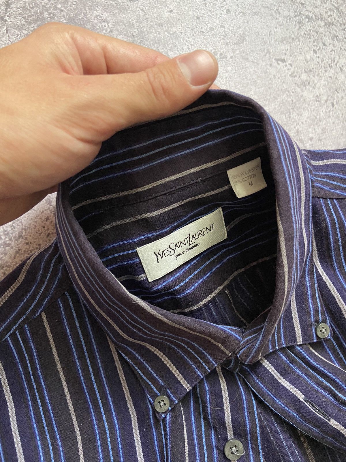 Other Vintage Yves Saint Laurent YSL Short Sleeve Shirt Button Up Size US M / EU 48-50 / 2 - 5 Thumbnail