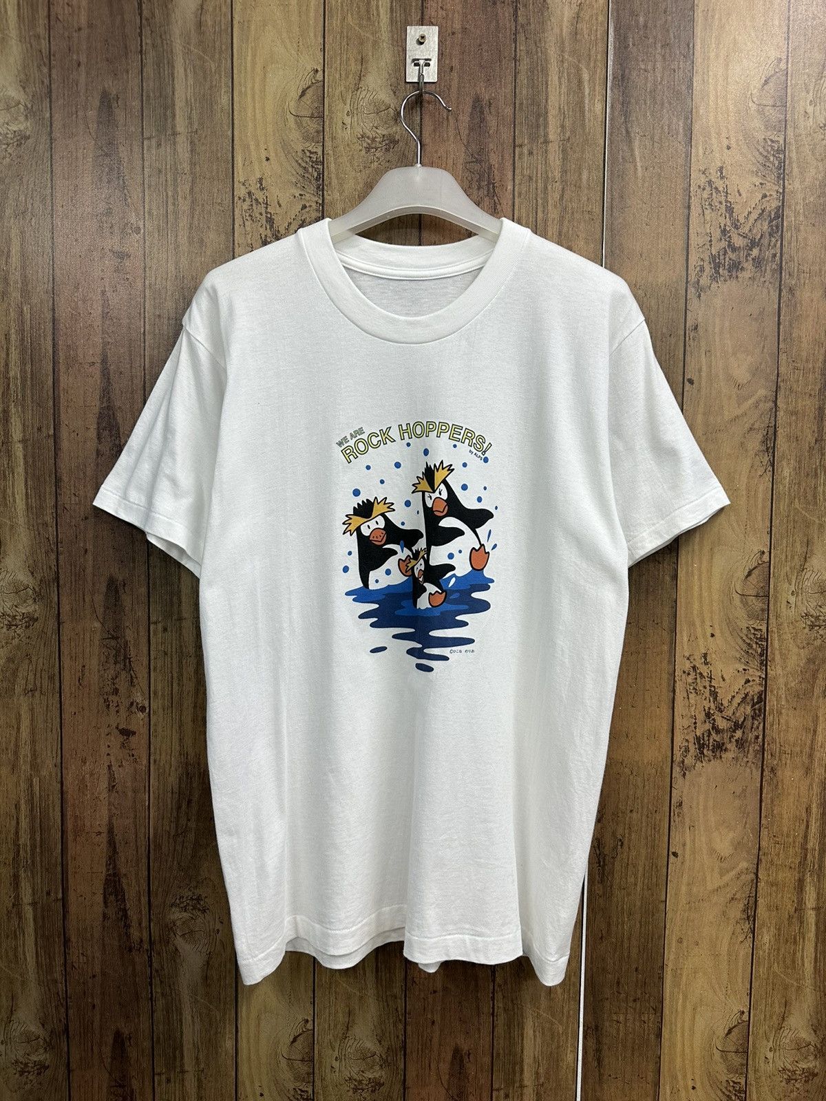 Band Tees × Vintage Vintage We Are Rock Hoppers by Alps Tee A510 Size US M / EU 48-50 / 2 - 1 Thumbnail