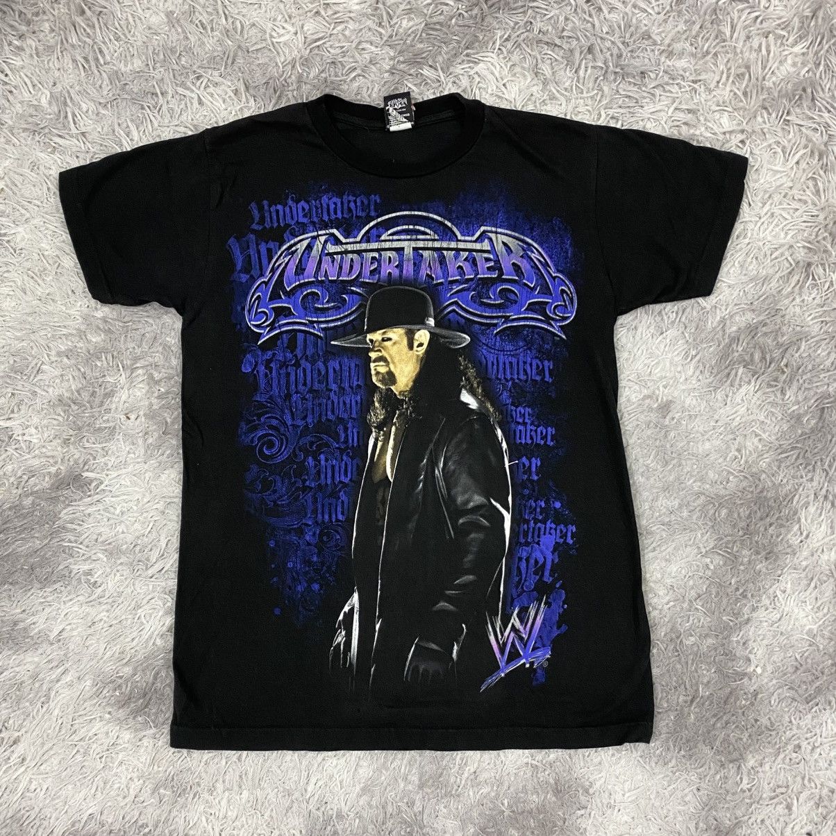 Vintage × WWE × WWF Vintage wwe wrestling undertaker big print mirror Size US M / EU 48-50 / 2 - 1 Thumbnail