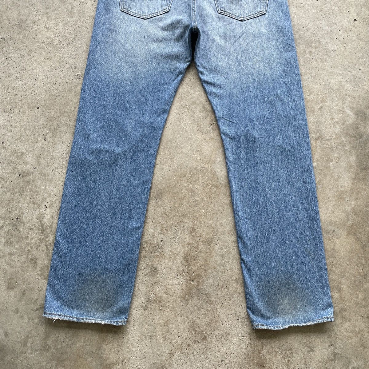 Levi's Vintage Clothing Levis 501 Big E Ripped Jean Faded Distressed Denim Pants W34 Size US 34 / EU 50 - 14 Thumbnail