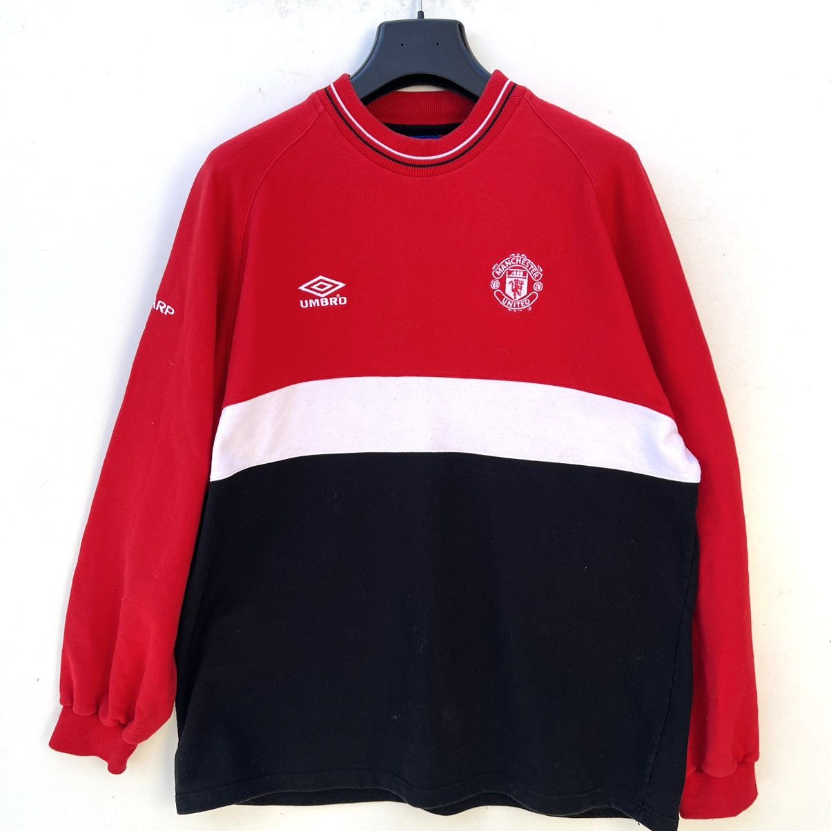 Umbro Manchester United soccer jersey sweatshirt vintage umbro Size US XXL / EU 58 / 5 - 1 Thumbnail
