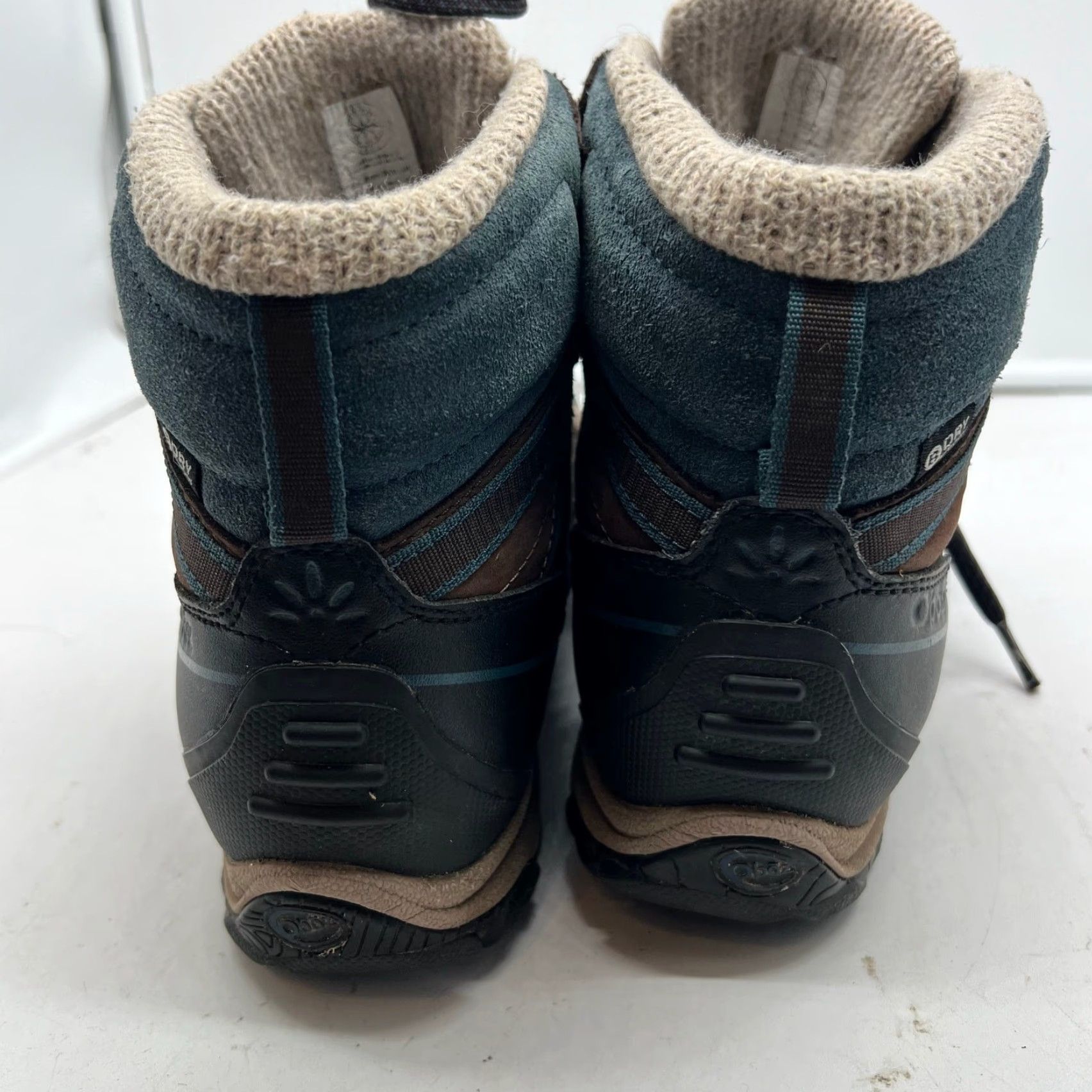 Oboz VINTAGE Oboz Boots Womens 9.5 Juniper Mid Waterproof Hiking Brown Hunter Trail Camp Hike Size US 10 / IT 40 - 7 Thumbnail