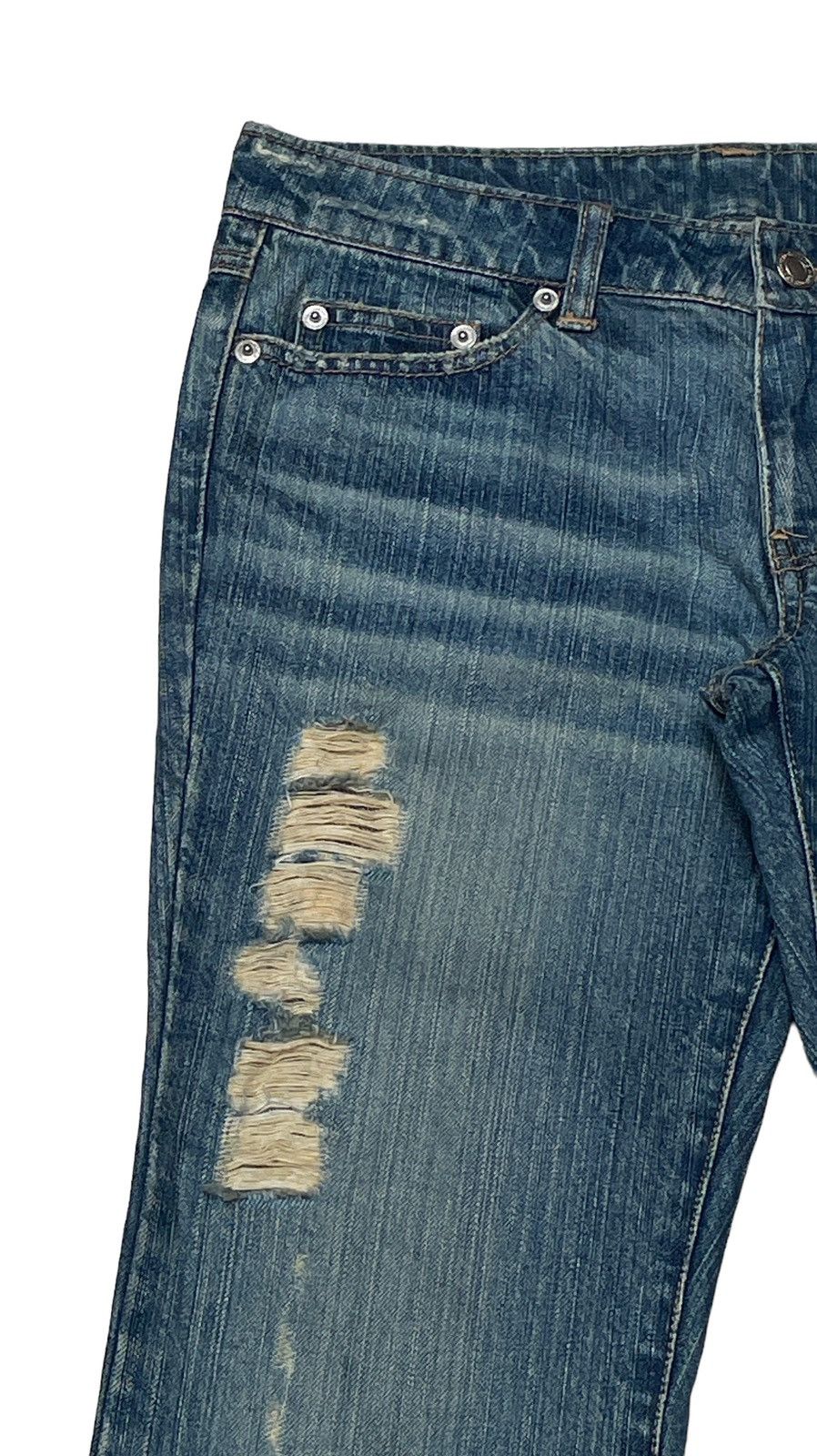 Vintage Vintage Unbrand Flared Jeans 2000s Size US 29 - 5 Thumbnail