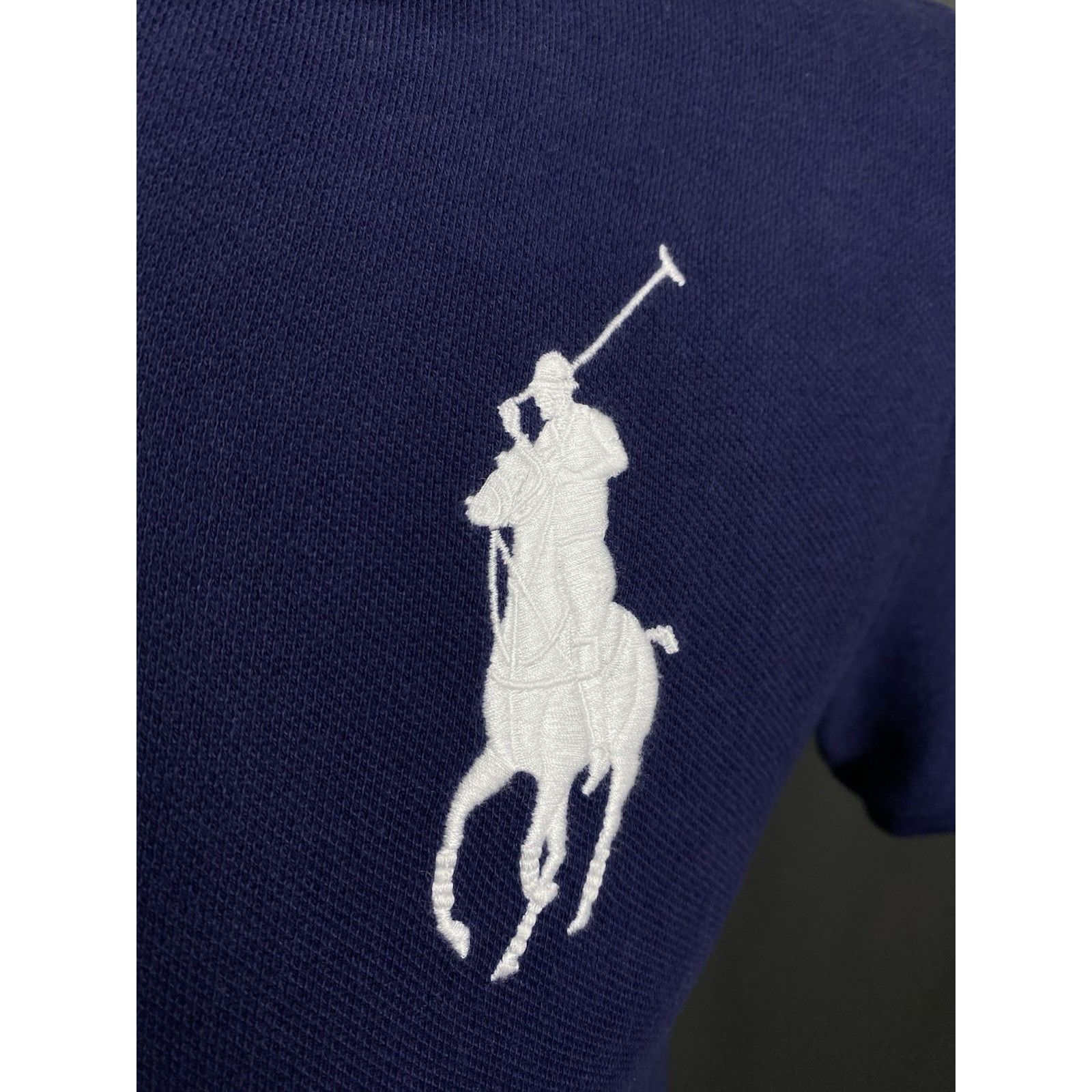 Polo Ralph Lauren Polo Ralph Lauren Big Logo Vintage Men's Blue Polo T-Shirt S Size US L / EU 52-54 / 3 - 8 Thumbnail