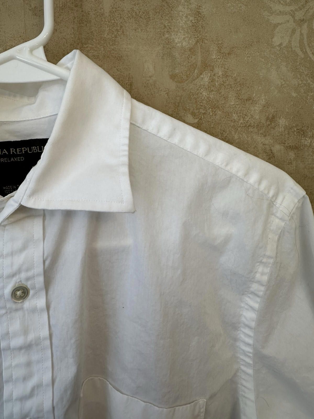 Banana Republic Banana Republic Shirt Mens S Blue White Button Size US S / EU 44-46 / 1 - 3 Thumbnail