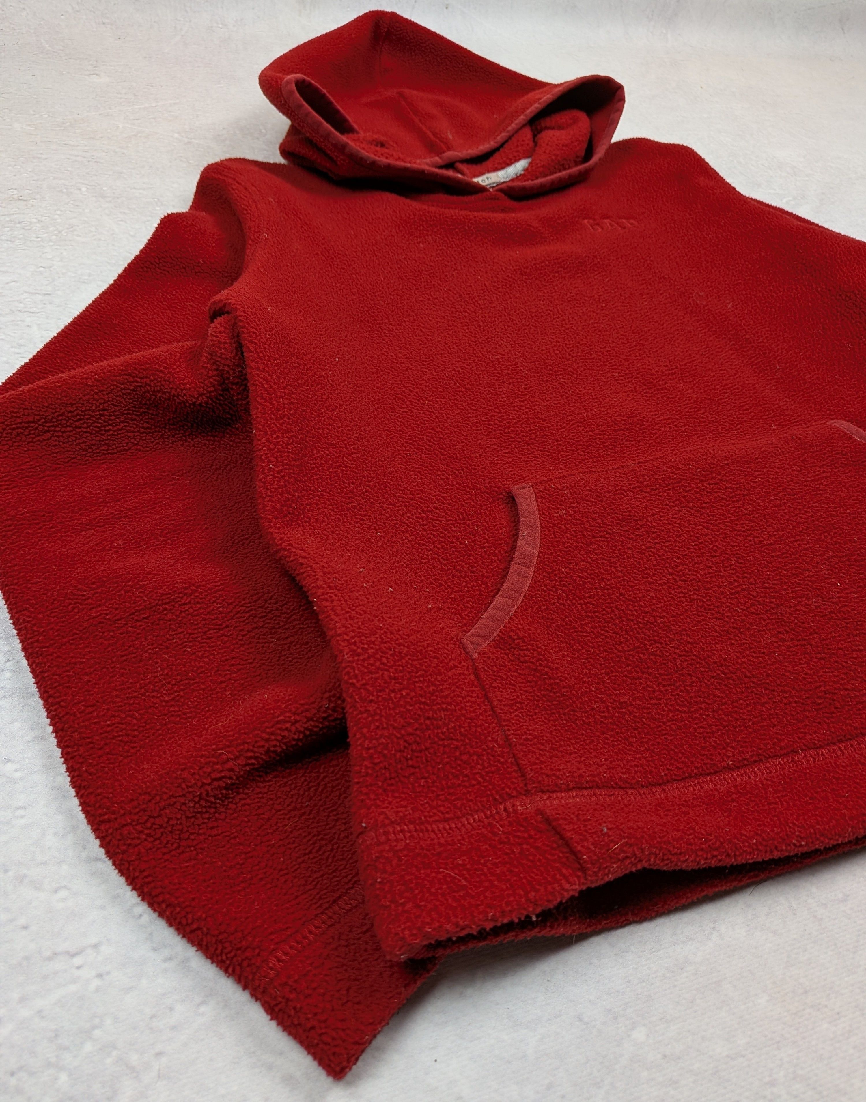 Gap GAP Factory Store Burgundy Fleece Hoodie Embroidered Size S Size S / US 4 / IT 40 - 3 Thumbnail