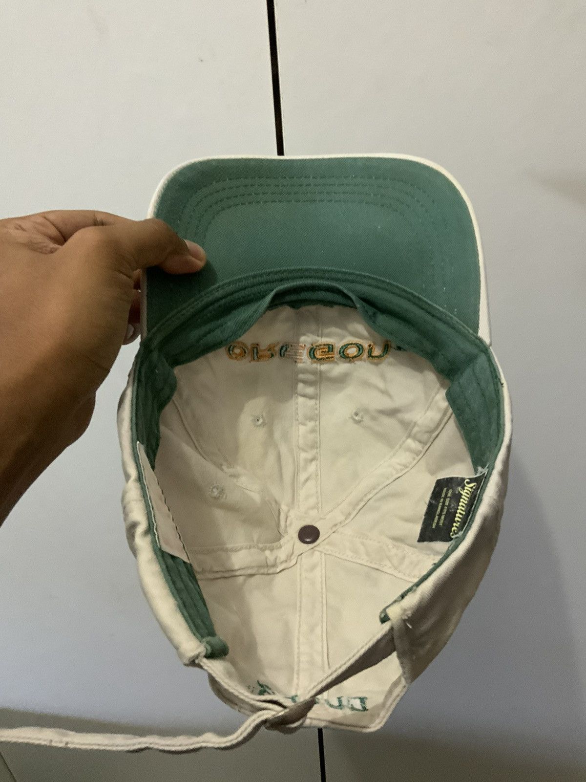 Vintage Oregon Ducks Fade Hat Size ONE SIZE - 9 Thumbnail