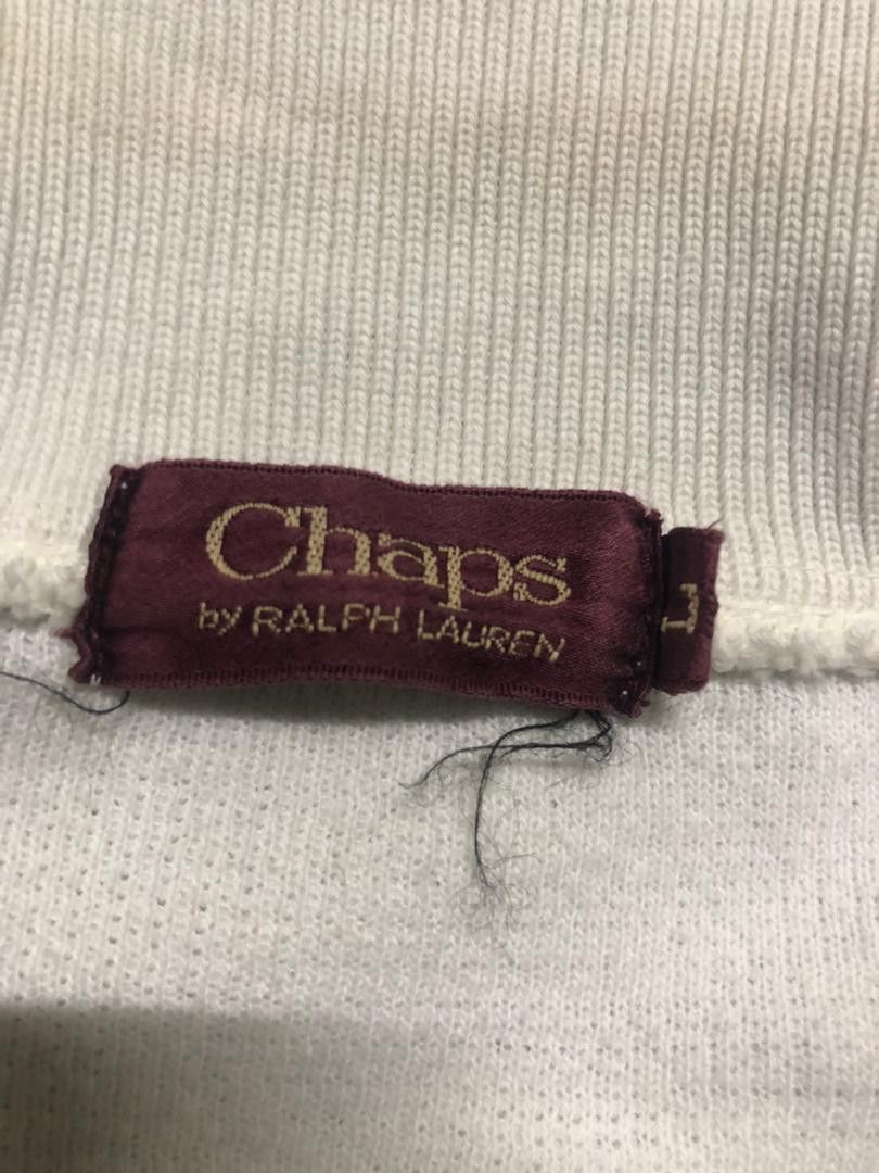 Chaps Ralph Lauren Vintage Chaps Ralph Lauren Collared Half Button Sweater Size US L / EU 52-54 / 3 - 14 Thumbnail
