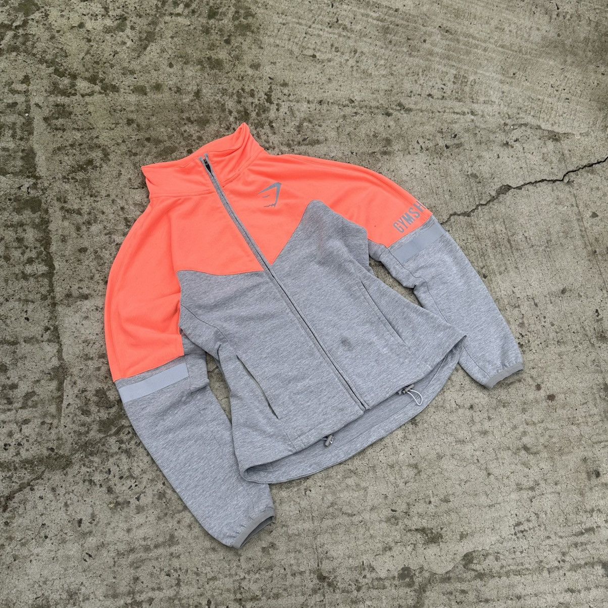 Vintage Women’s Gym-Shark Zip Sweater Sportswear Running