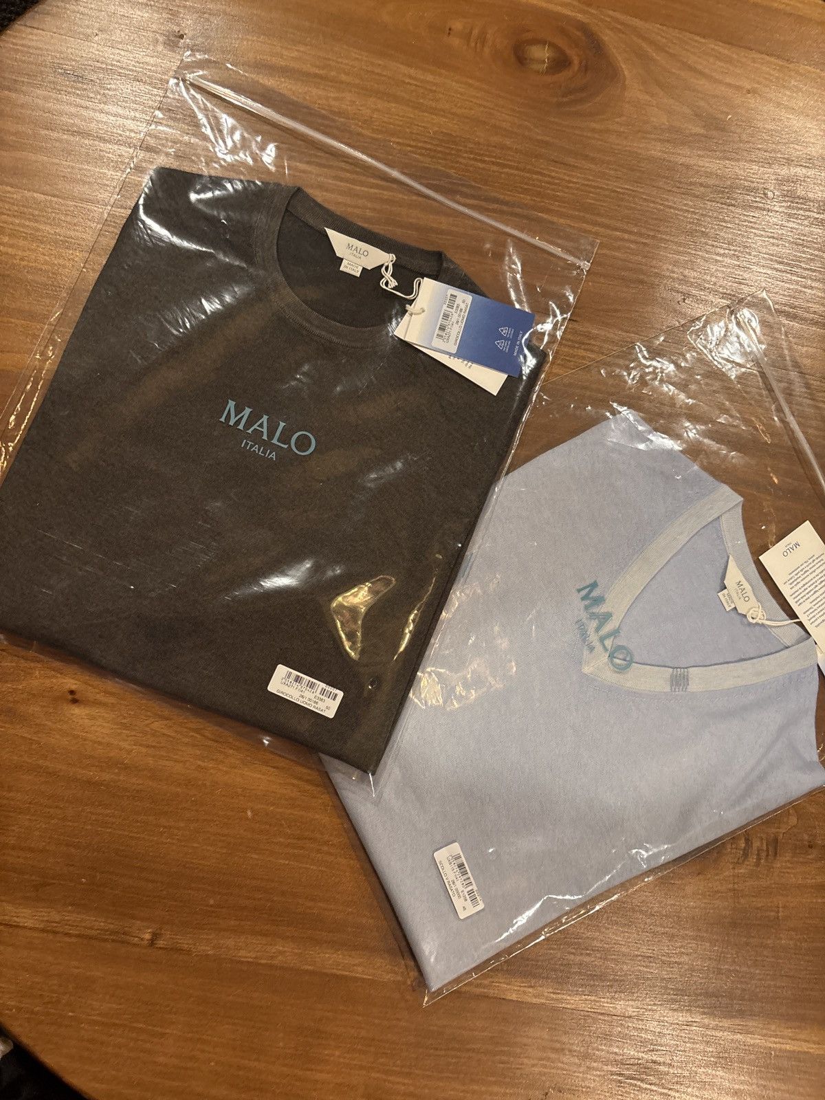 Malo Malo Italia Black Crewneck Sweater – Size 50 (NWT) Size US M / EU 48-50 / 2 - 1 Thumbnail