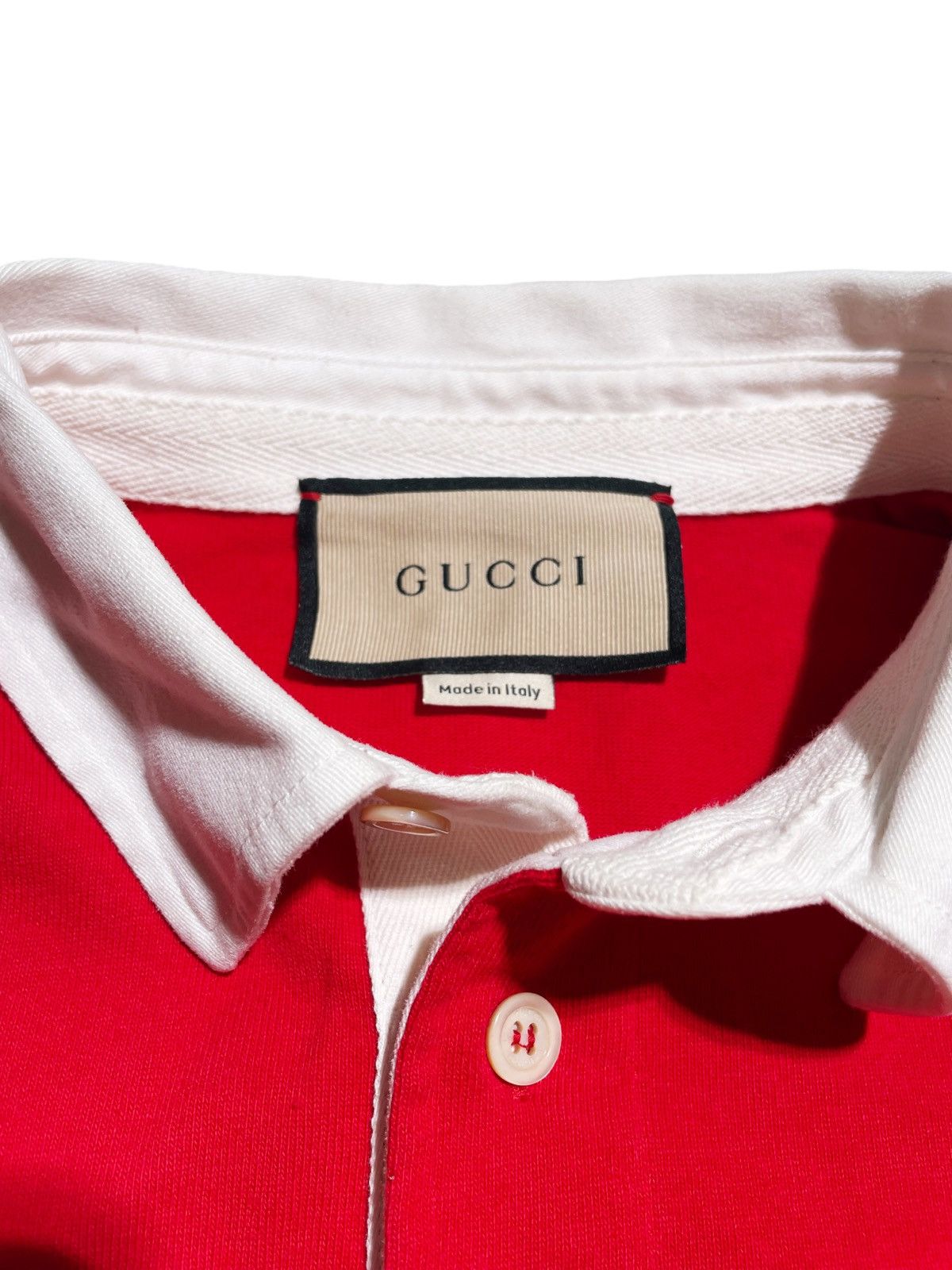 Gucci Gucci Interlocking G Rugby Shirt Size US L / EU 52-54 / 3 - 5 Thumbnail