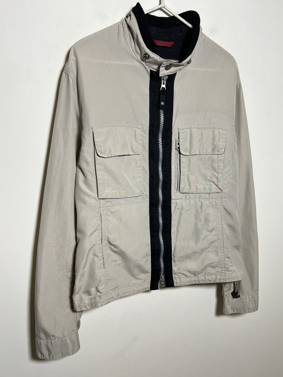 Giorgio Armani armani y2k multipocket moto biker jacket M-L Size US M / EU 48-50 / 2 - 8 Thumbnail