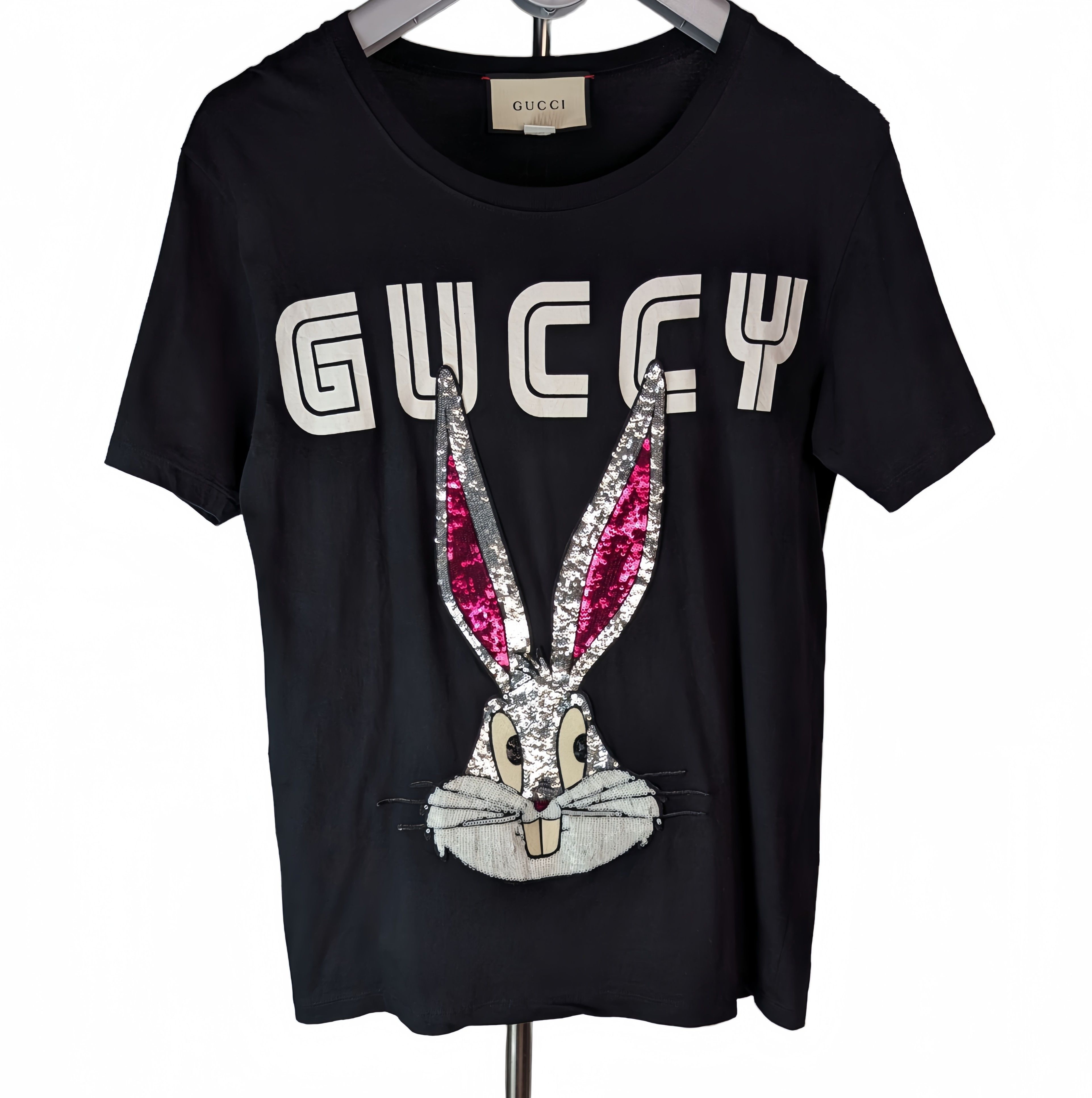 Gucci Gucci Crystal Bugs Bunny T-shirt Size XS / US 0-2 / IT 36-38 - 1 Thumbnail