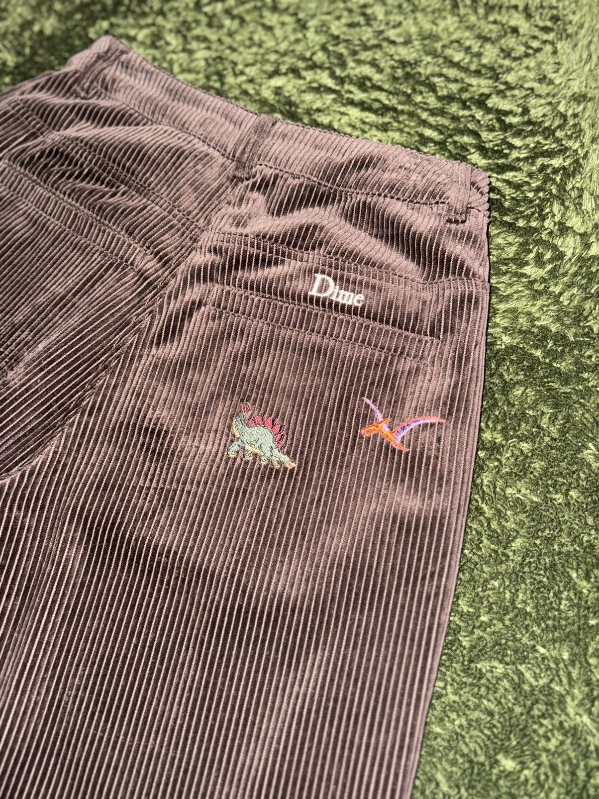 Dime [M] Dime Baggy Dino Embroidered Corduroy Pants Brown Size US 32 / EU 48 - 9 Thumbnail