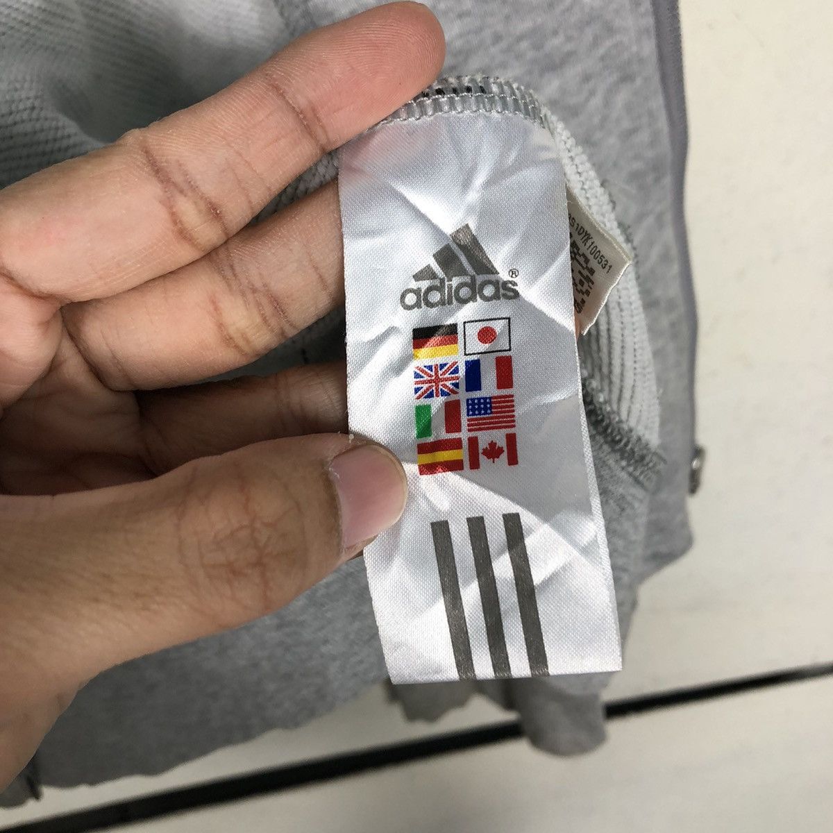 Adidas 📌Vintage Zipper Jacket Adidas Big Logo Size US L / EU 52-54 / 3 - 22 Thumbnail