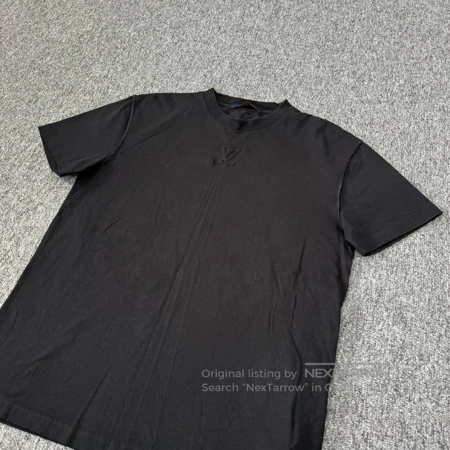 Louis Vuitton Louis Vuitton SS25 Black Short-Sleeved T-shirt with Relief Size US S / EU 44-46 / 1 - 3 Thumbnail