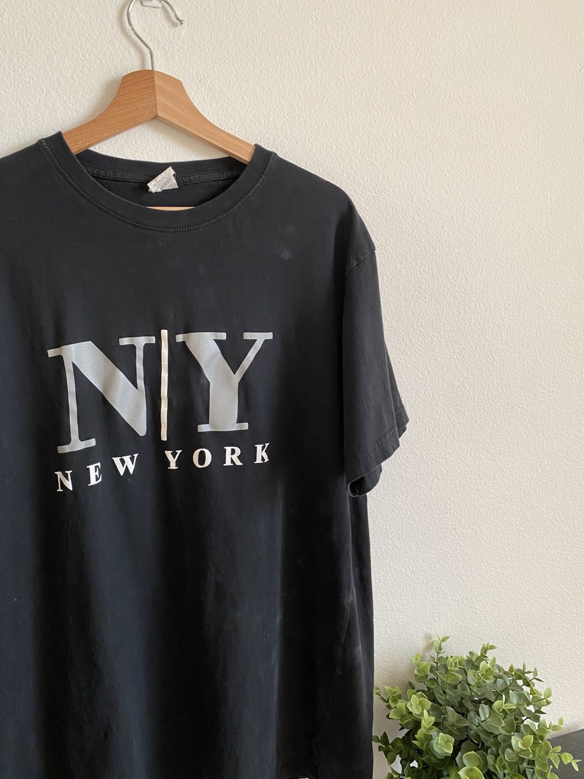 I Love NY Vintage NY Y2K Faded Black New York Tee Size US XL / EU 56 / 4 - 3 Thumbnail