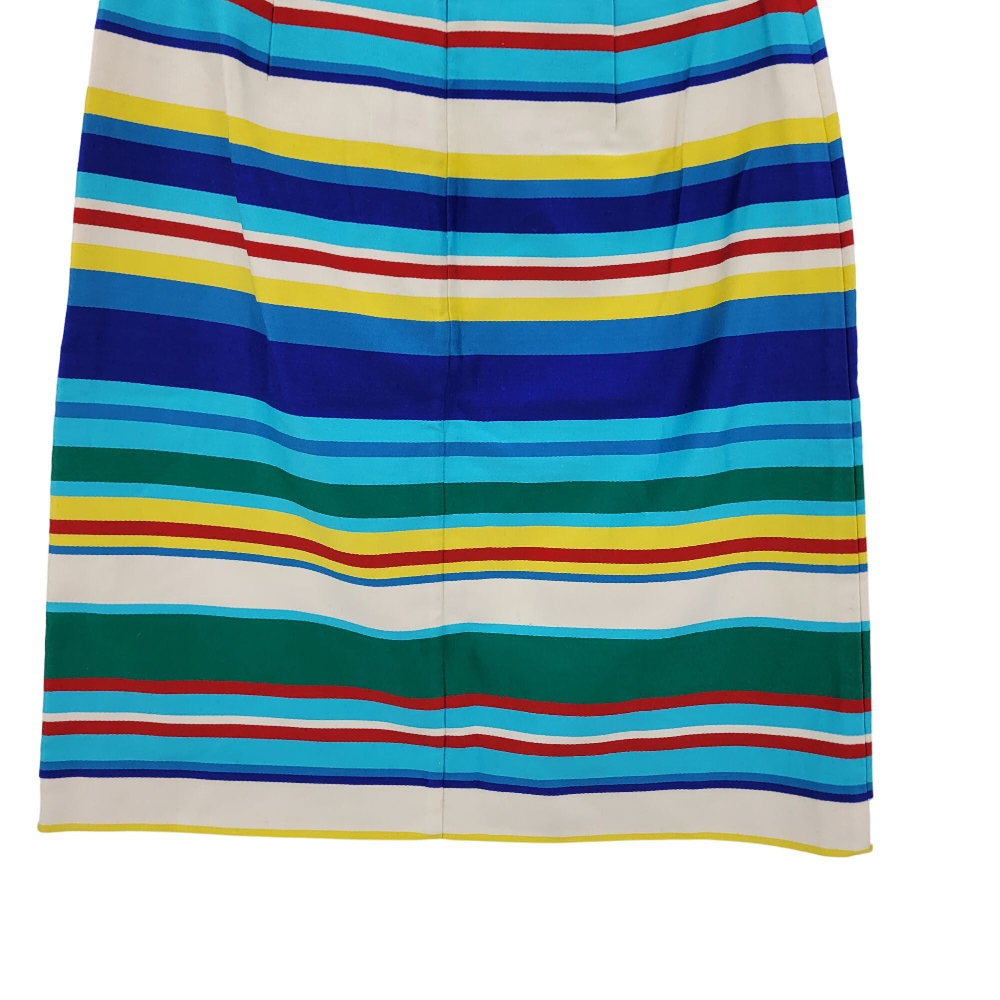 Talbots Talbots Petites Pencil Skirt 4P Multicolor Rainbow Striped Size 28" / US 6 / IT 42 - 8 Thumbnail
