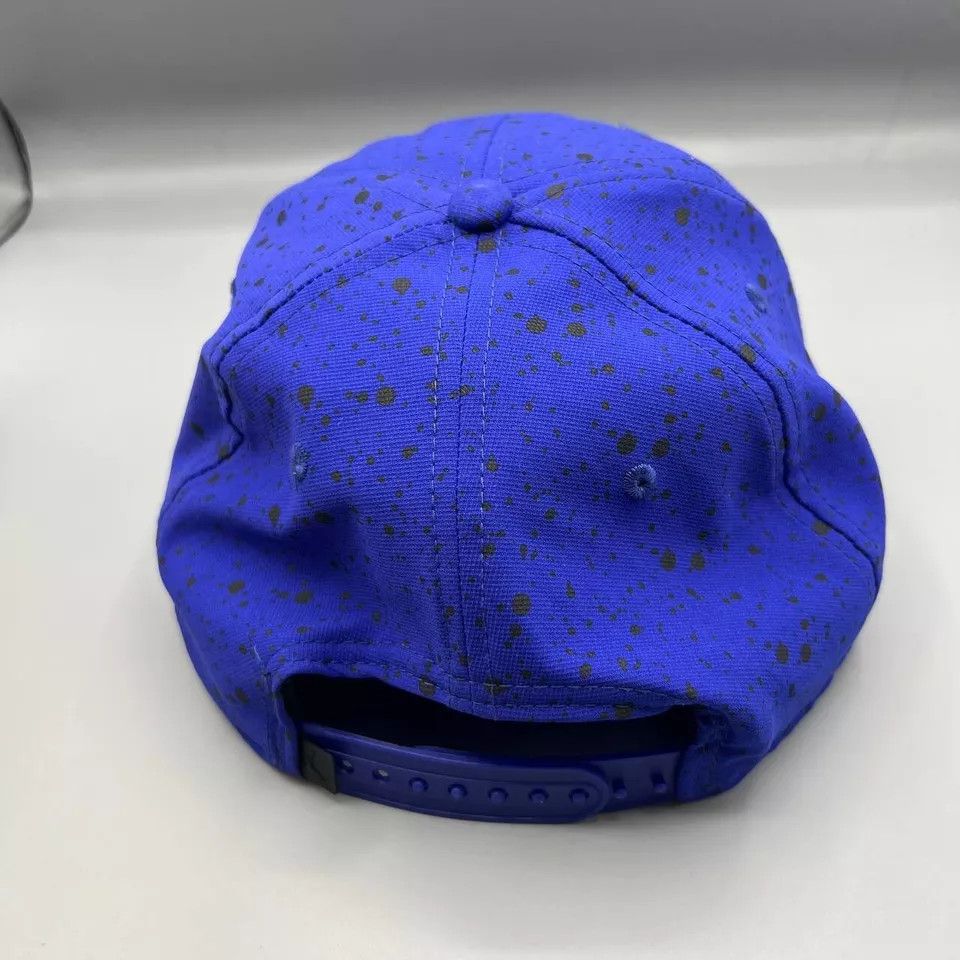 Jordan Brand Air Jordan Hat Men Blue Speckled Print Jumpman Snap Back Cap Size ONE SIZE - 5 Thumbnail