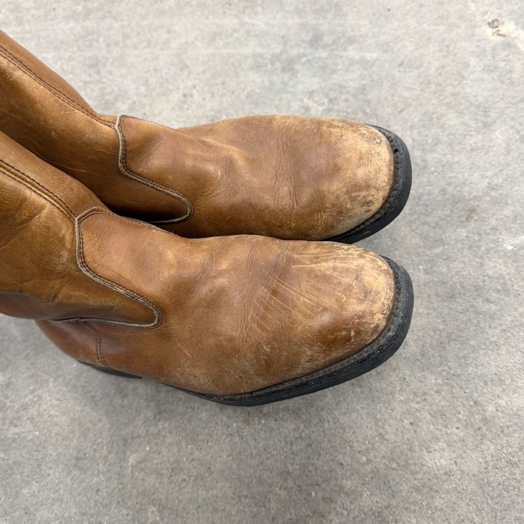 Vintage VINTAGE Field And Stream Boots Mens 8.5 D Insulated Leather USA Made Work Zip Brown Mens Boots Size US 9 / EU 42 - 6 Thumbnail