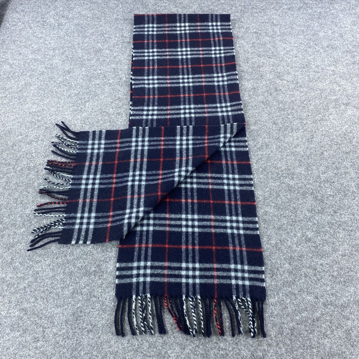 Burberry × Vintage Burberry Scarf # D564 # Muffler # Neckwear Size ONE SIZE - 5 Thumbnail